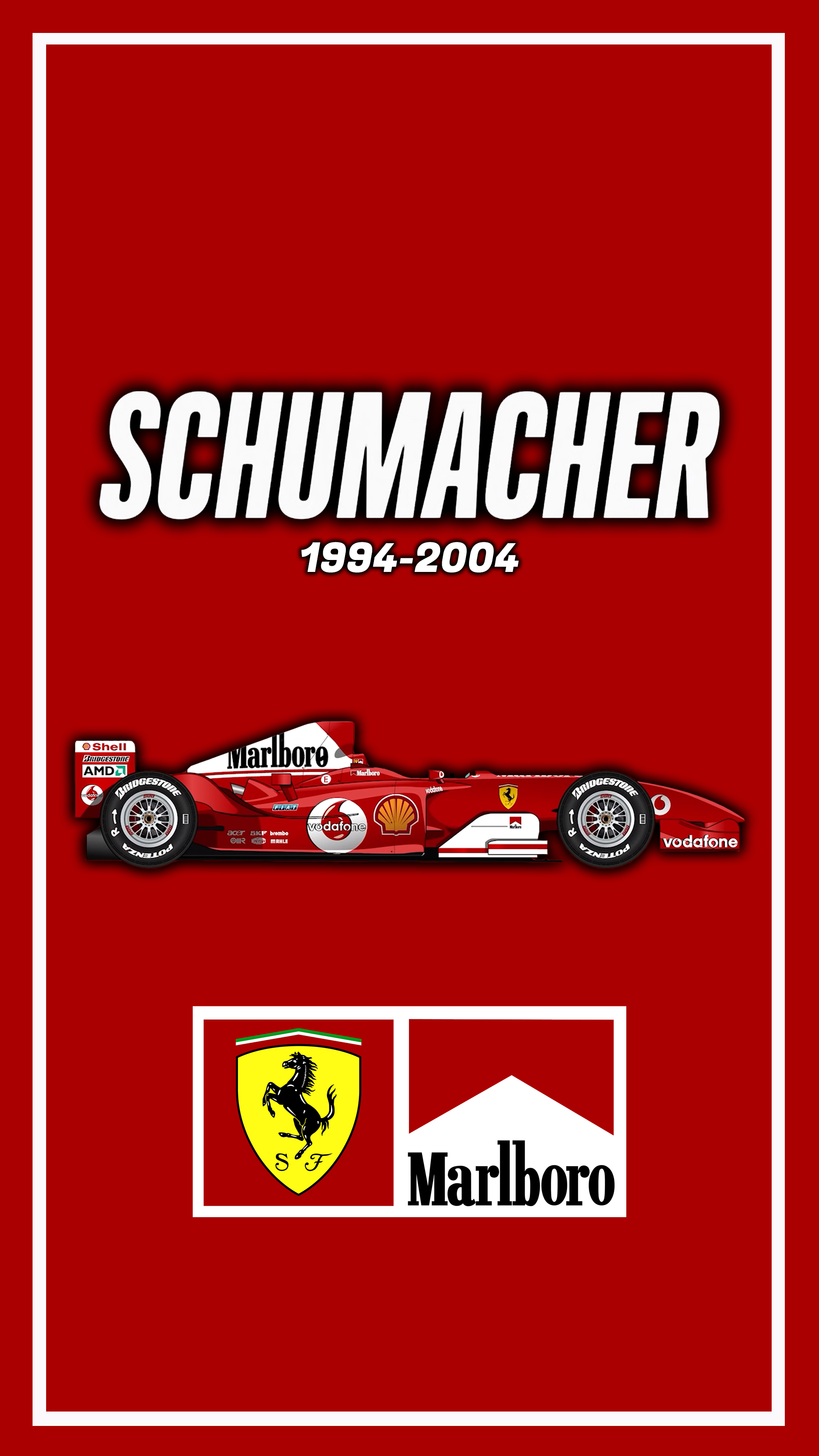 A Schumacher Wallpaper i made hope you guys like it