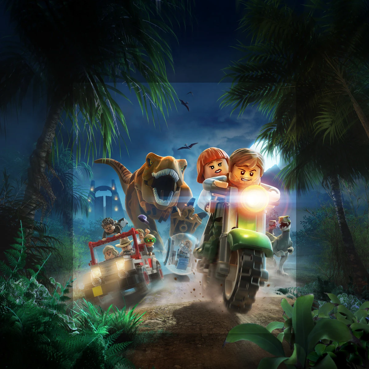 Lego Jurassic World Videogame Key Art and Promo Image - Behance