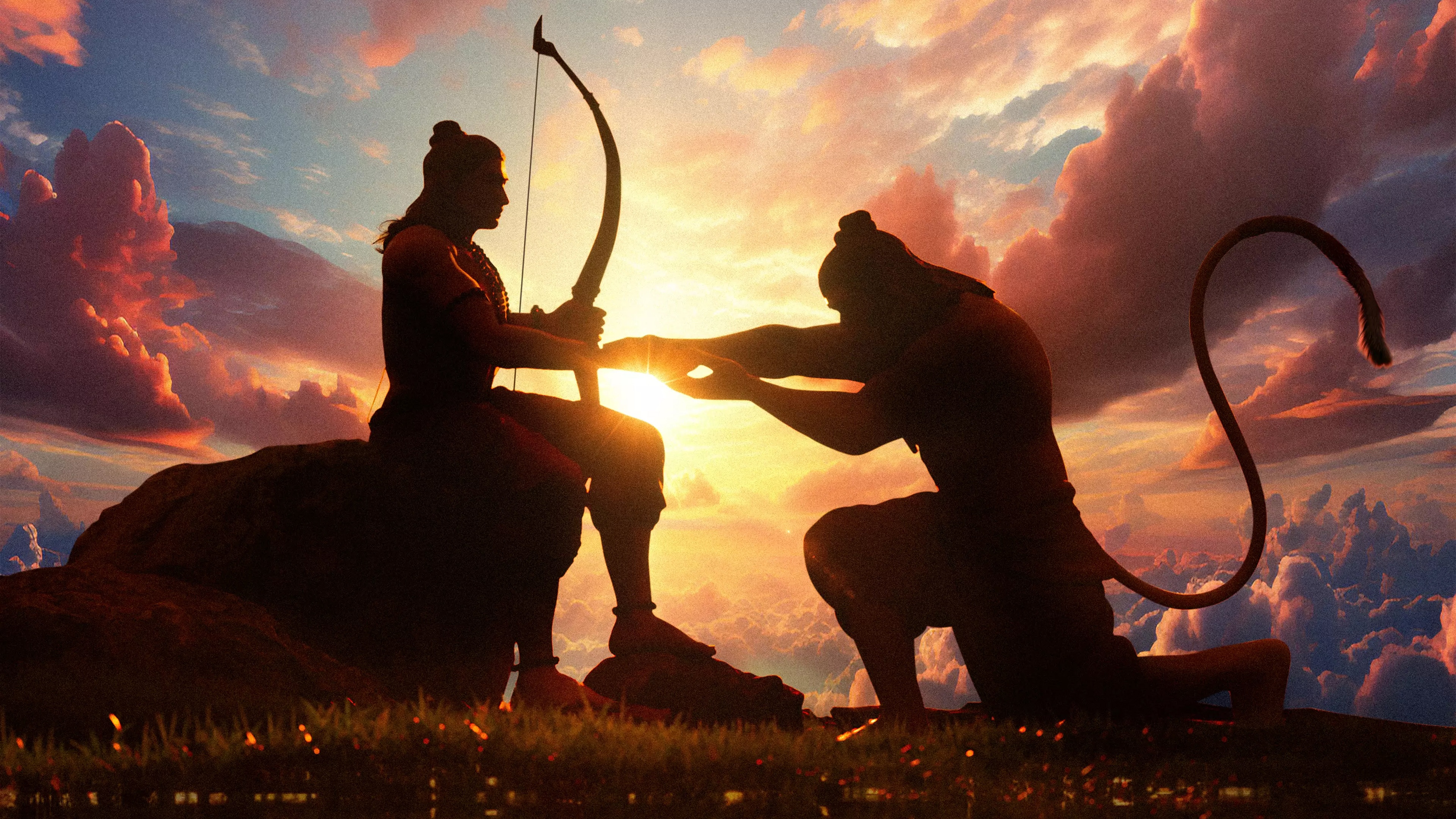 Lord Rama Wallpaper 4K, Anjaneya, Lord Hanuman