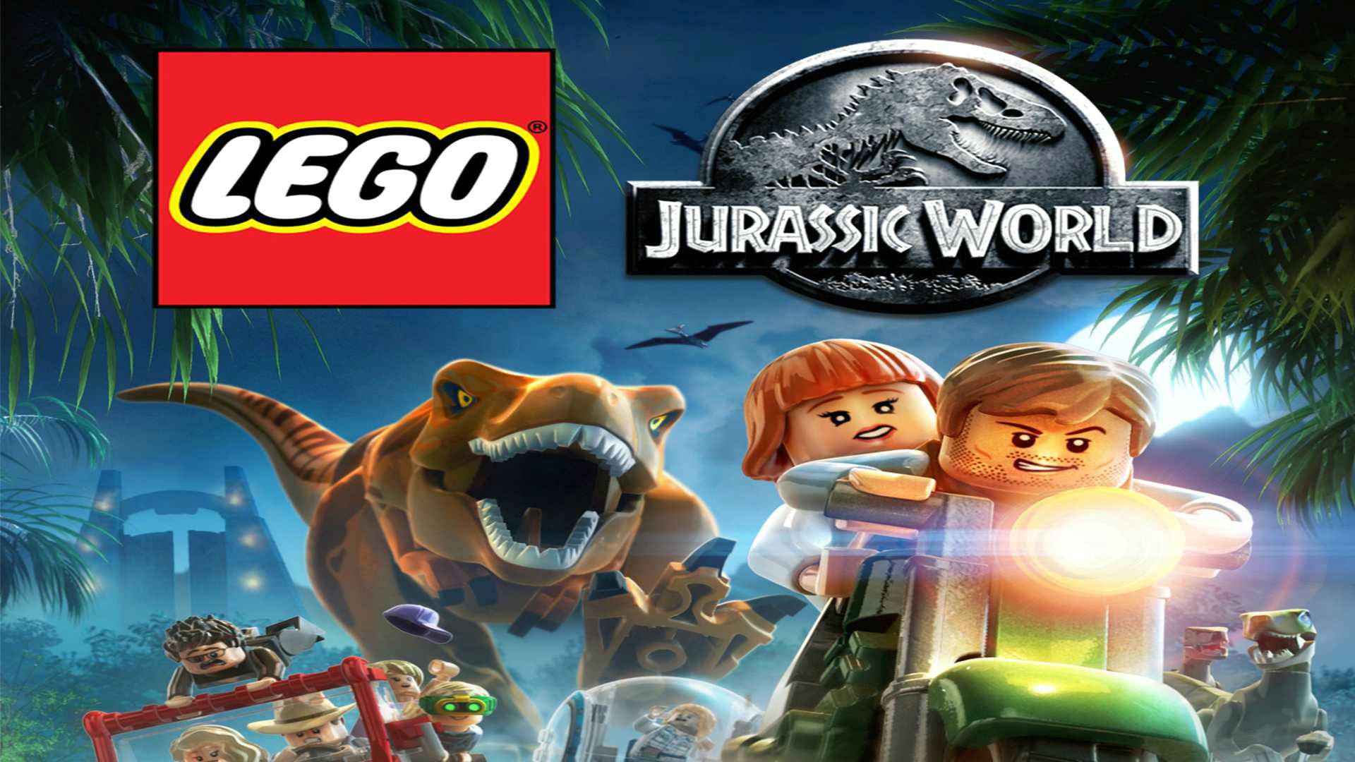 lego, Jurassic, World, Dinosaur, Fantasy, Sci fi, Adventure, Monster, Creature, Action, Park, 1ljp, Poster Wallpaper HD / Desktop and Mobile Background