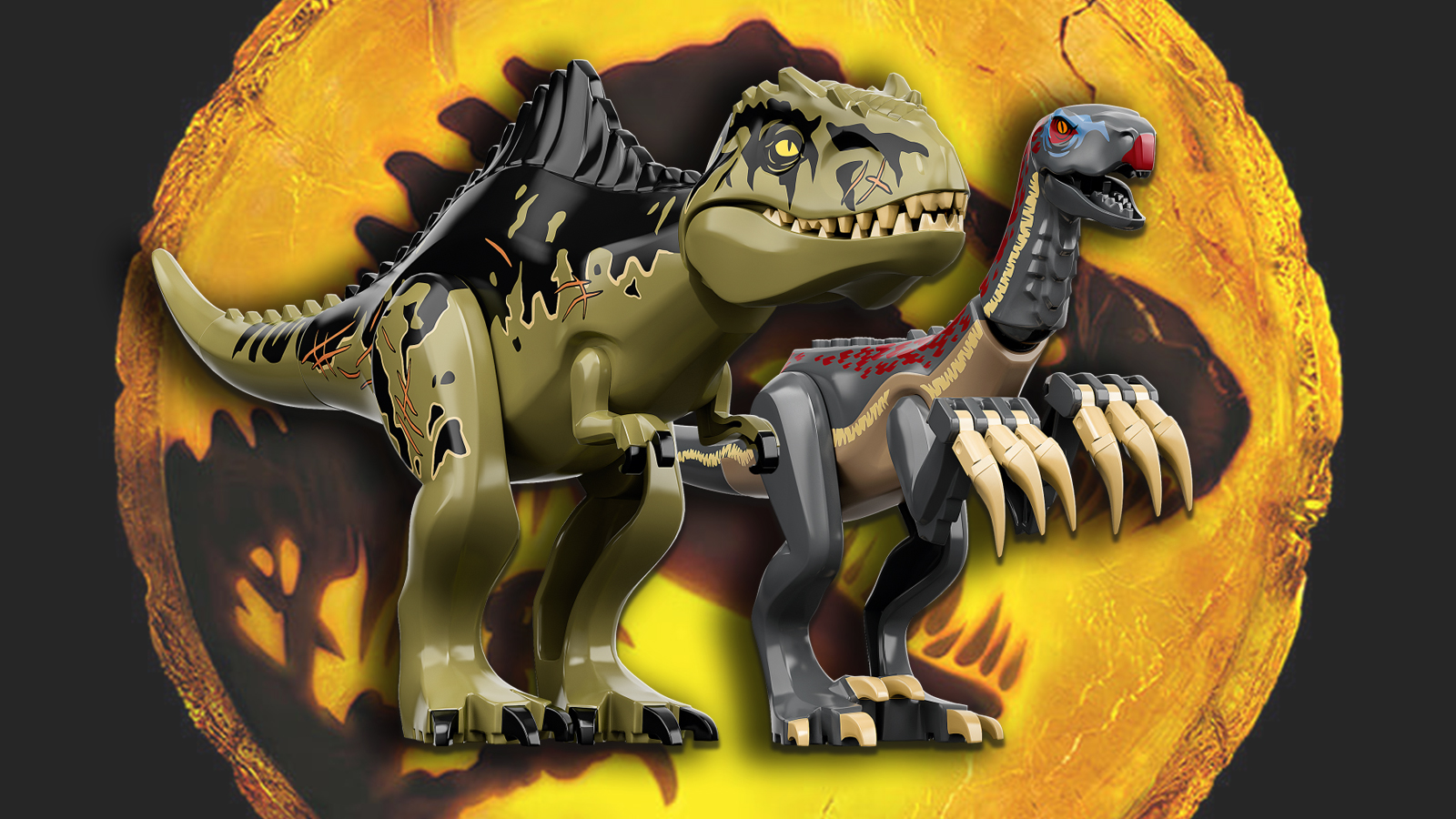 LEGO's Jurassic World Dominion Giganotosaurus & Therizinosaurus Attack set revealed