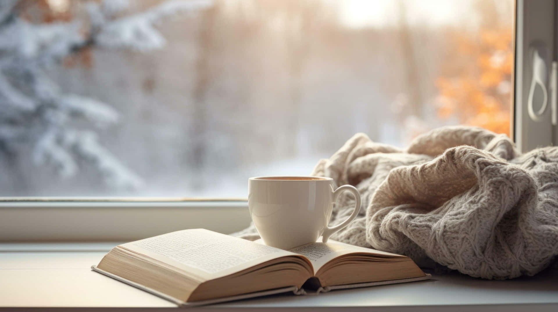 Download Cozy Winter Reading Wallpaper