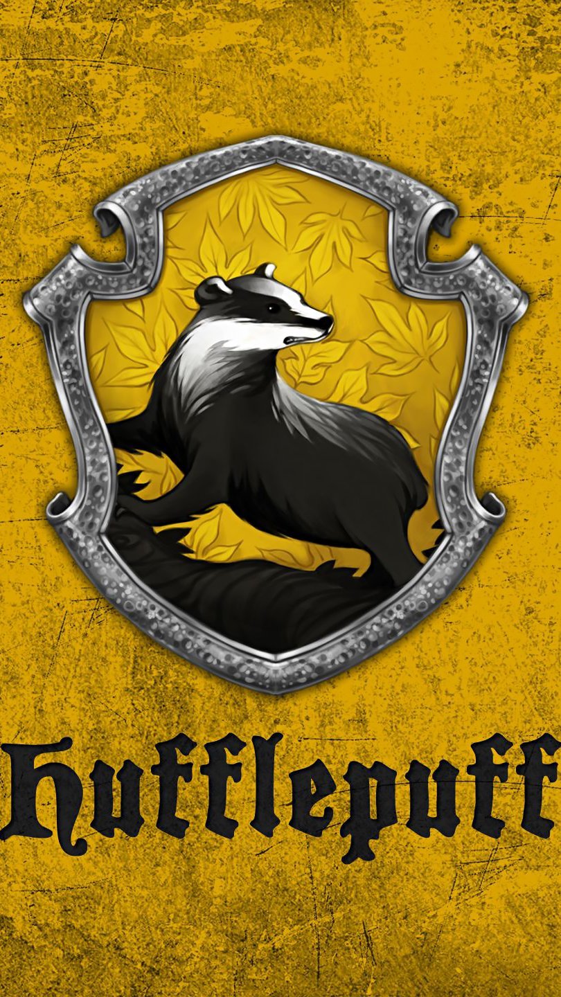 Hufflepuff Badge Harry Potter Wallpaper 2k for iPhone and Mobile Phone
