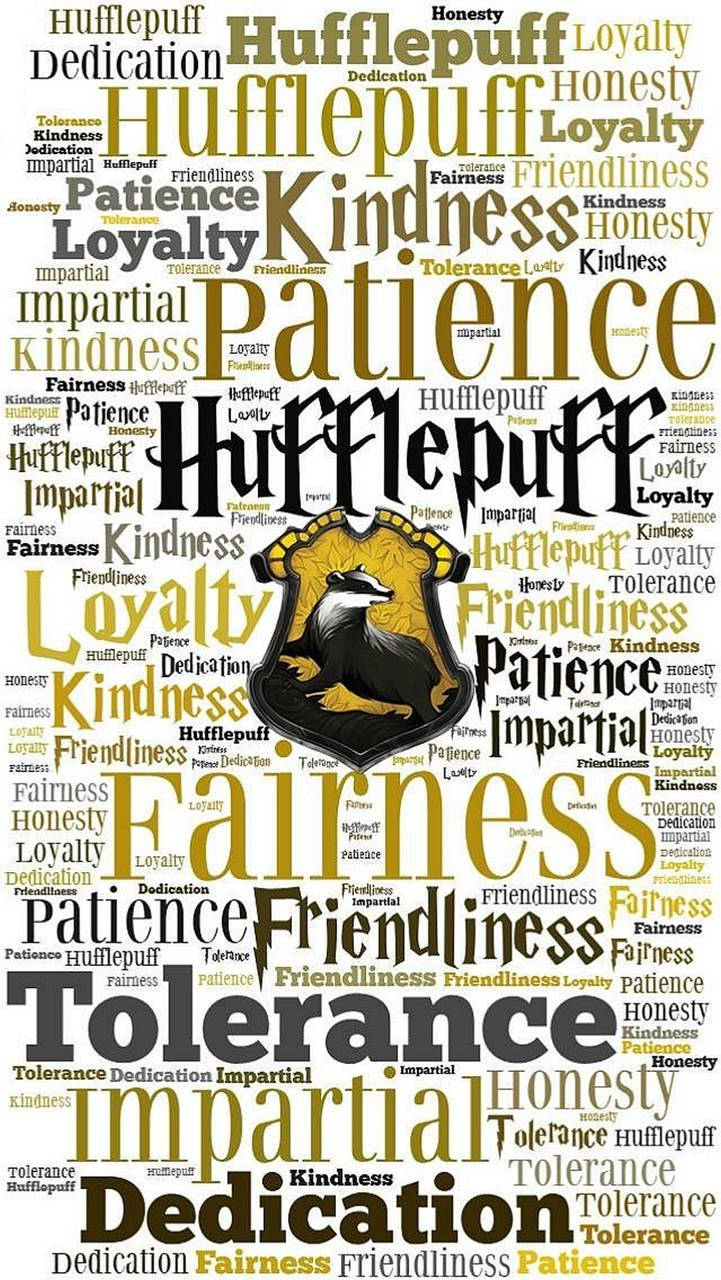 Download The Official Crest of Hufflepuff Wallpaper