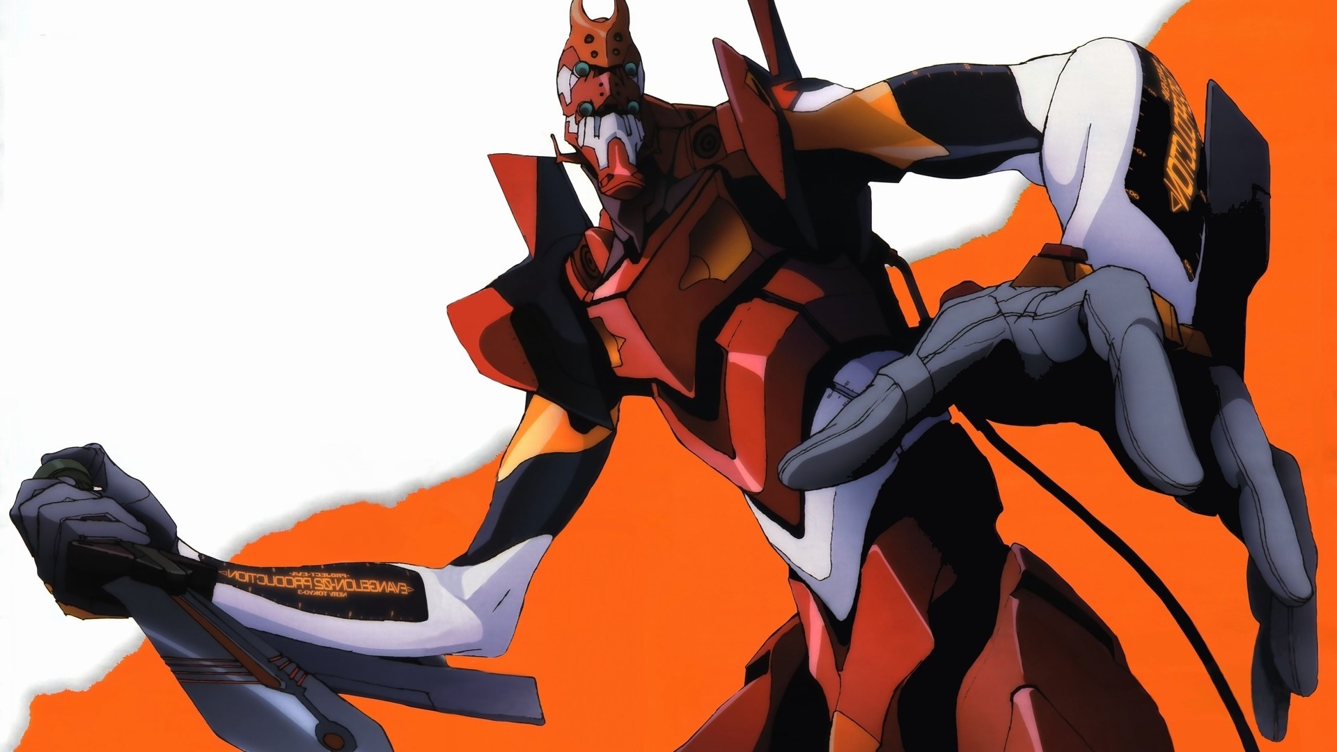 Neon Genesis Evangelion, EVA Unit 02, Anime, Orange Wallpaper HD / Desktop and Mobile Background