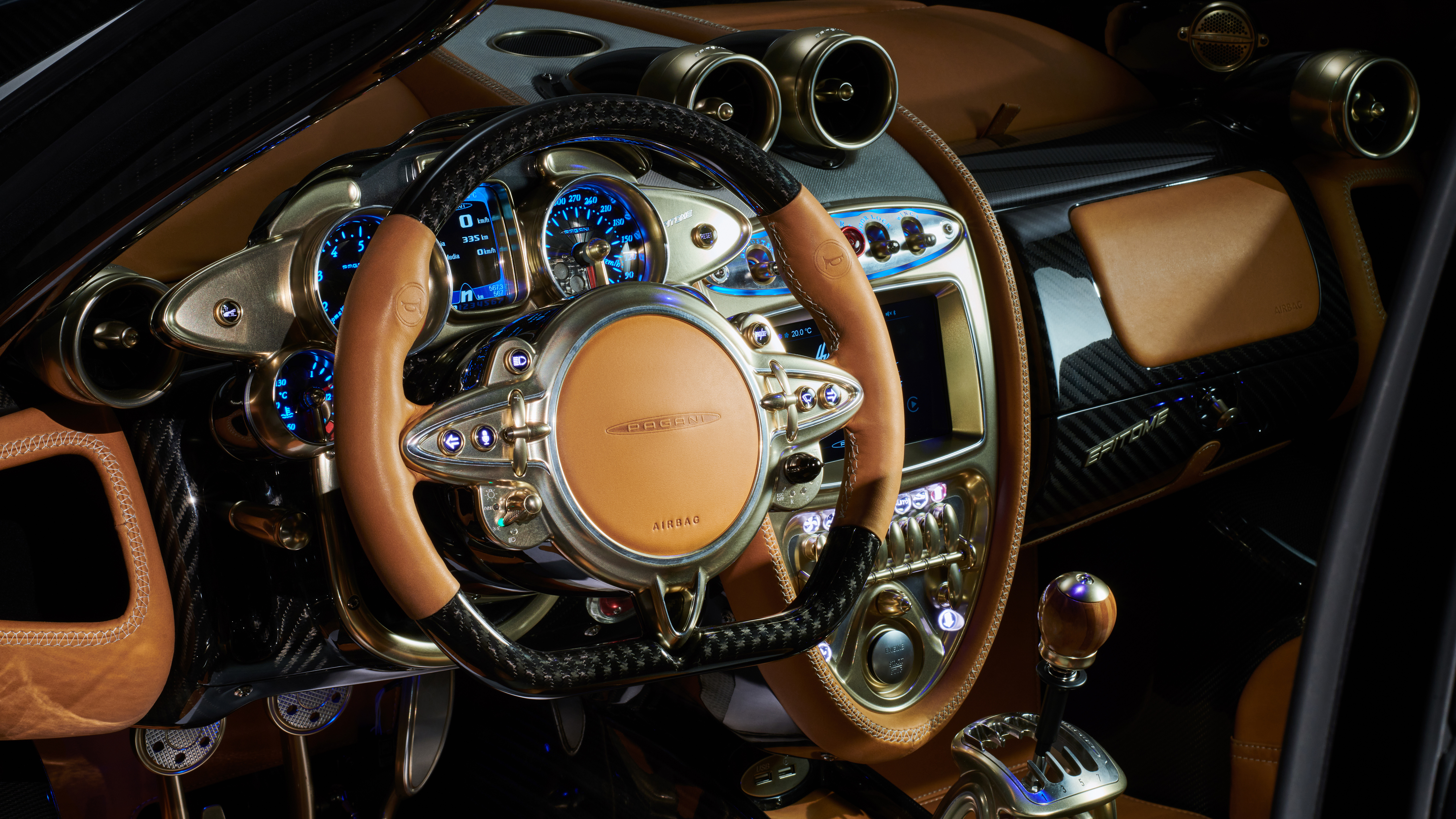 Pagani Huayra Epitome 2024 Interior Wallpaper Car Wallpaper