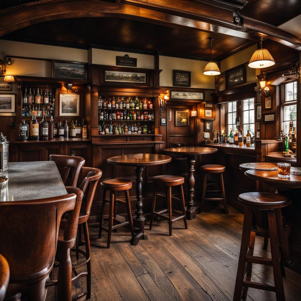 British pub located in rural England