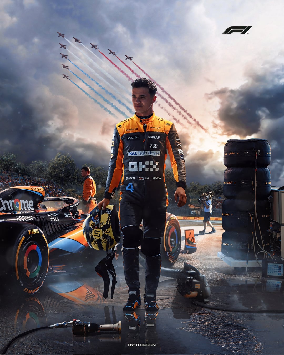 TLdesignn Lando Norris 2023 poster