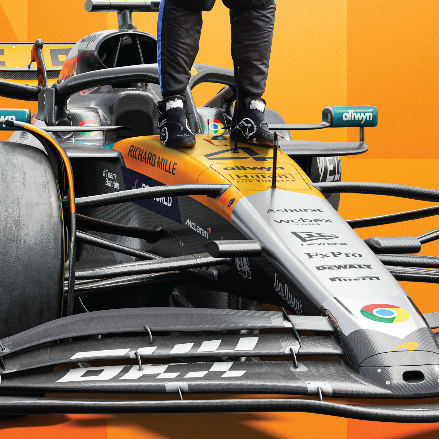 Lando Norris. Home Grand Prix Win