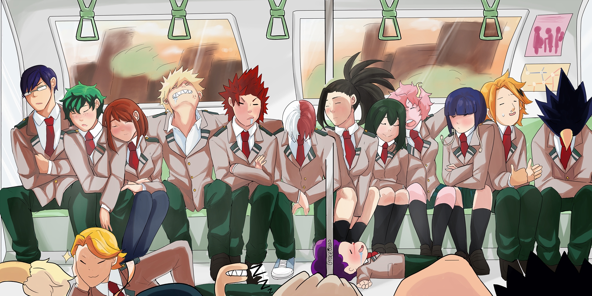 My Hero Academia Crew: HD Anime Wallpaper Showcase