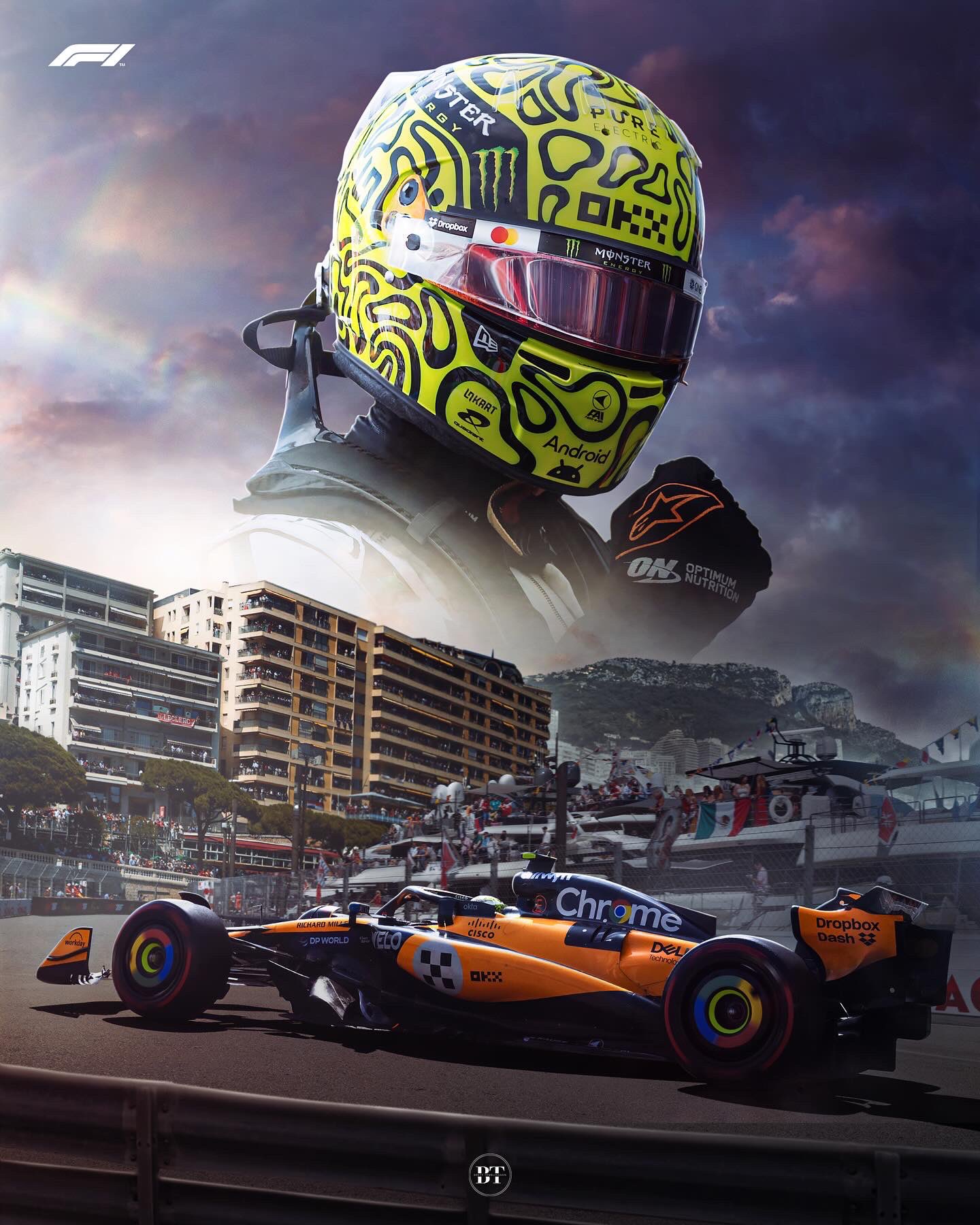 Brett Norris Monaco GP poster!