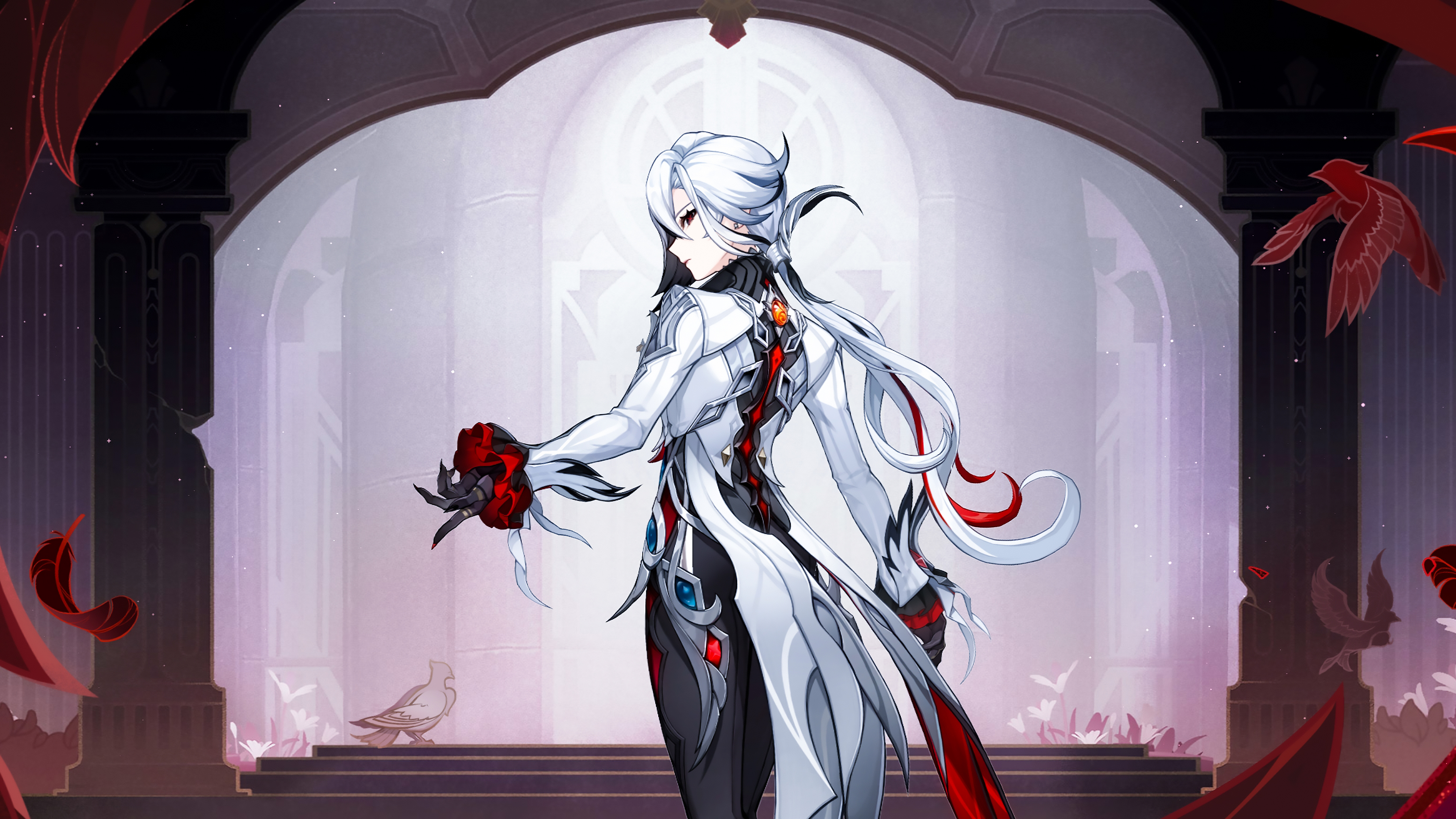 Arlecchino 4K Wallpaper Genshin Impact