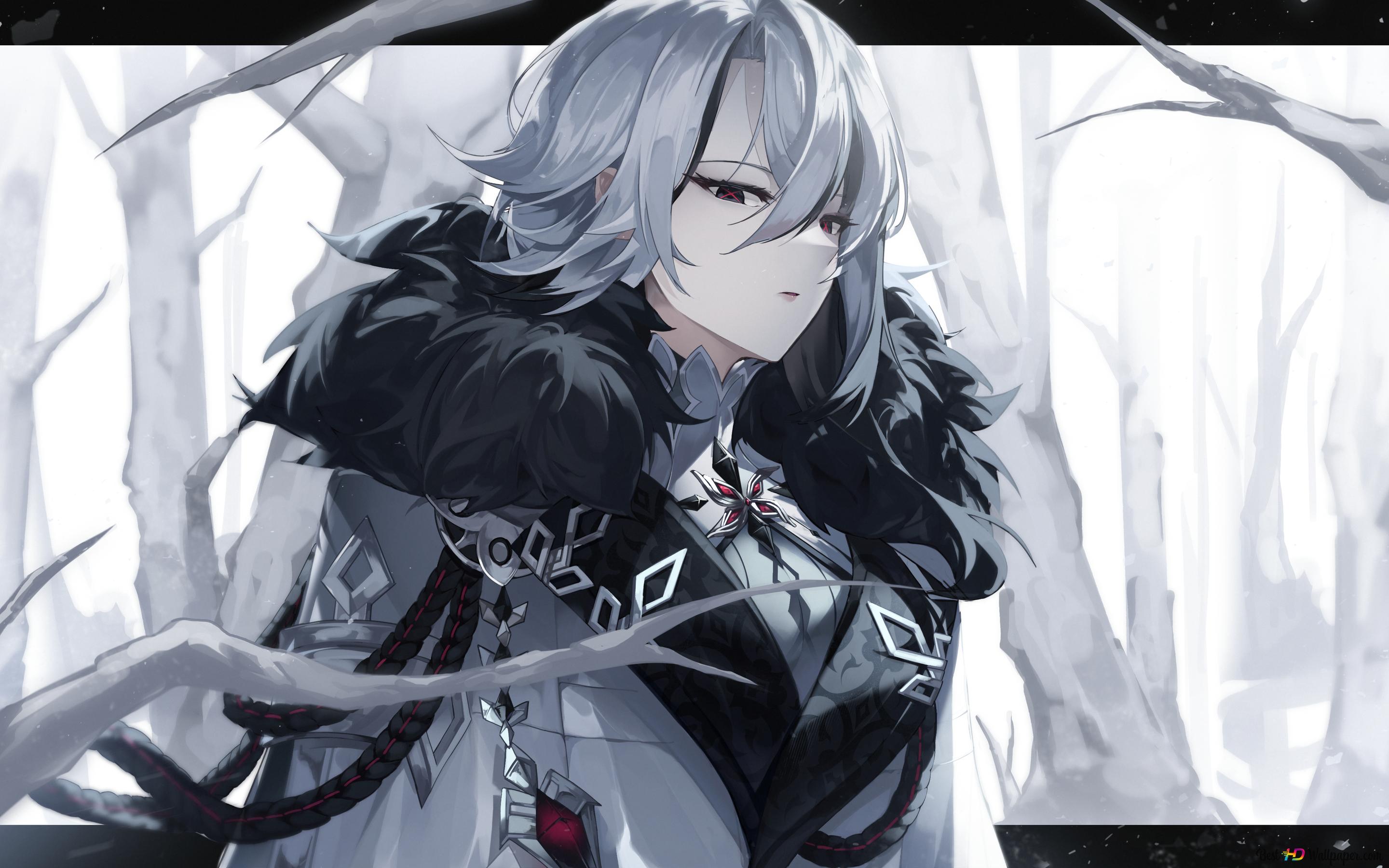 Arlecchino, The knave. Genshin Impact 4K wallpaper download