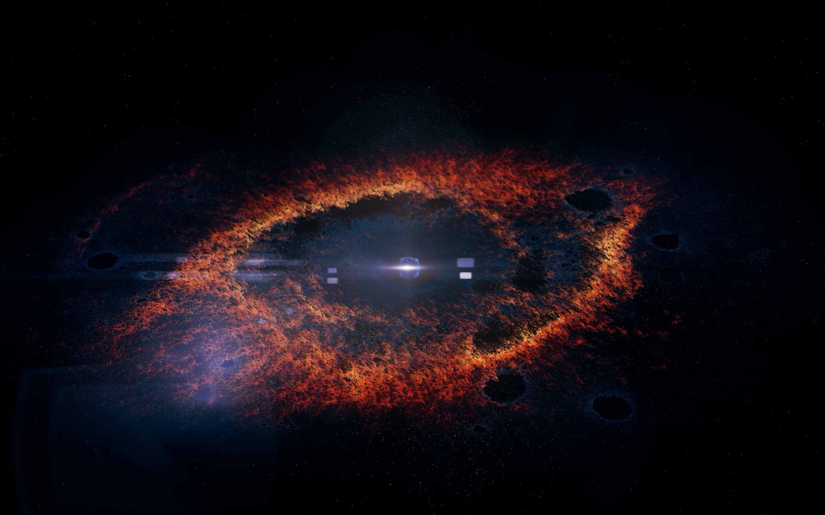 The Galaxy Eye MacBook Air Wallpaper Download