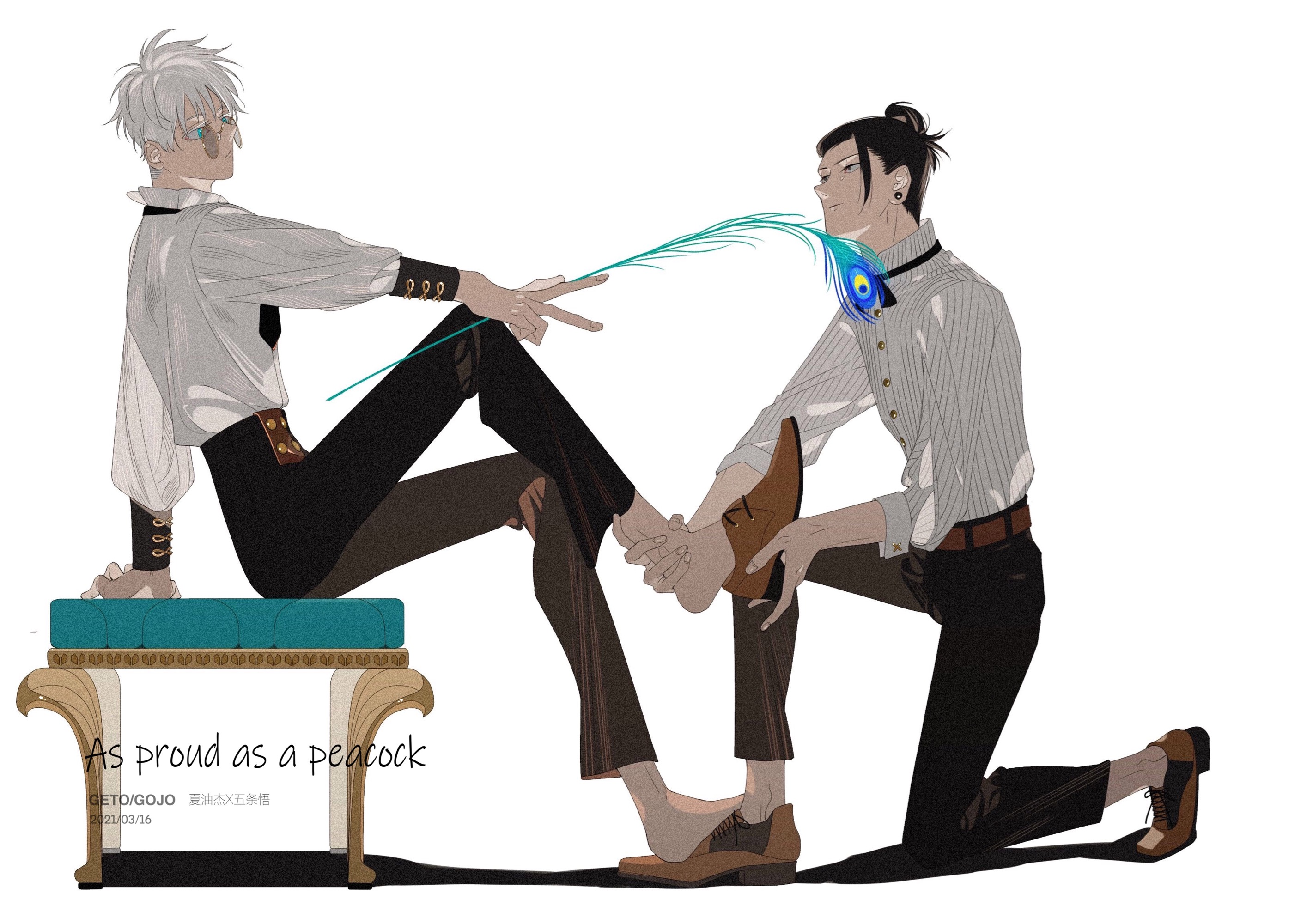 Download Suguru Geto Satoru Gojo Anime Jujutsu Kaisen Gojo & Geto HD Wallpaper