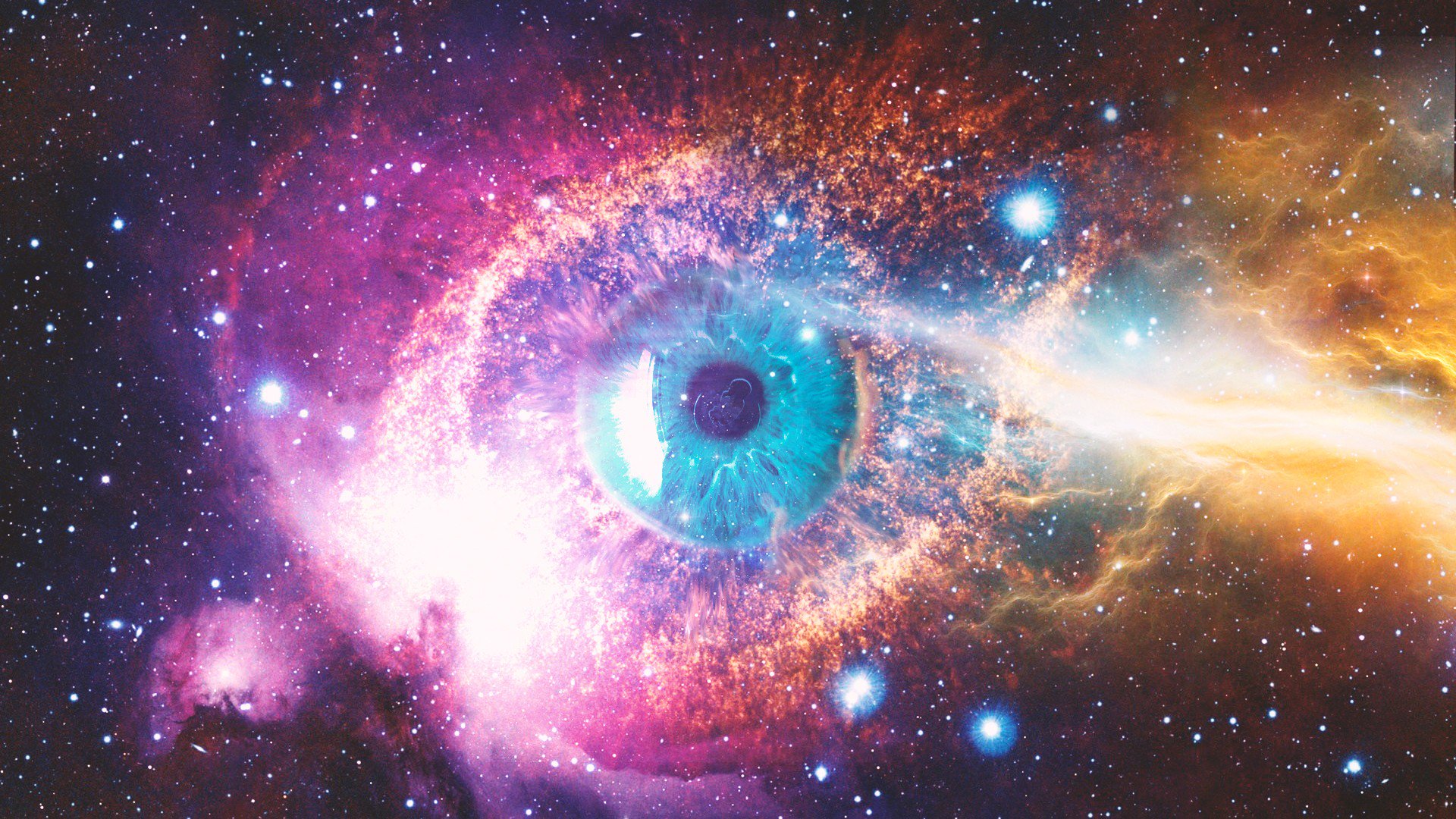 HD Wallpaper Cosmic Space Eye