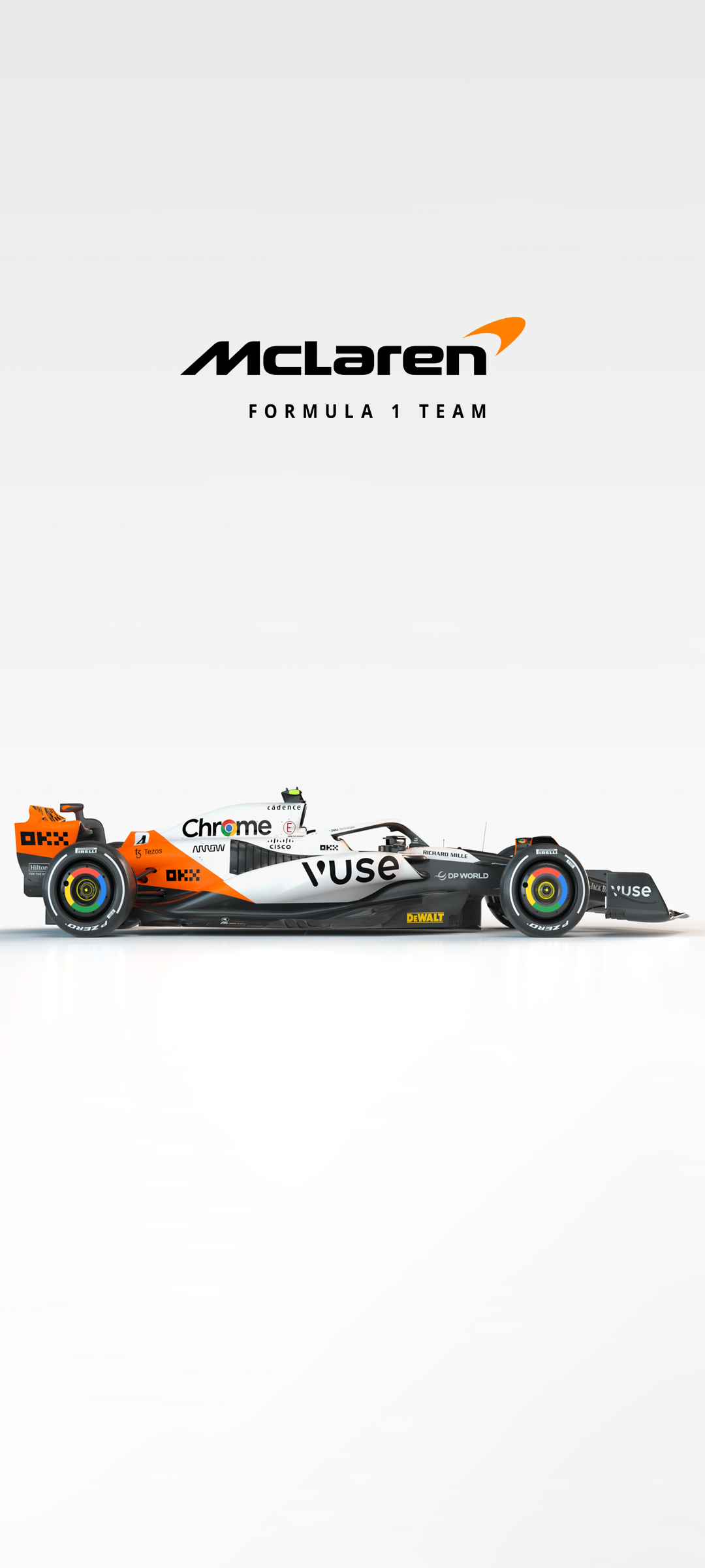 Mclaren Triple Crown Livery Wallpaper [with and without stripes]