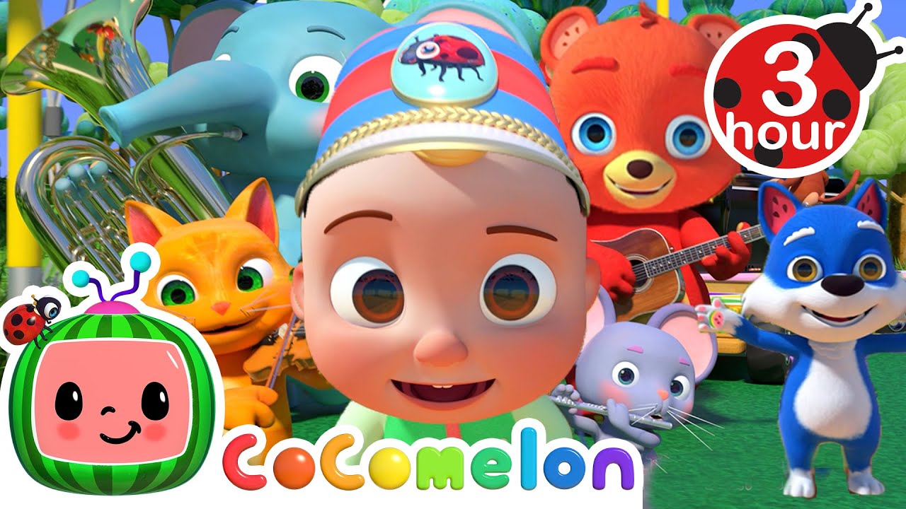 JJ & Friends Musical Party. Cocomelon Rhymes. Fun Cartoons For Kids