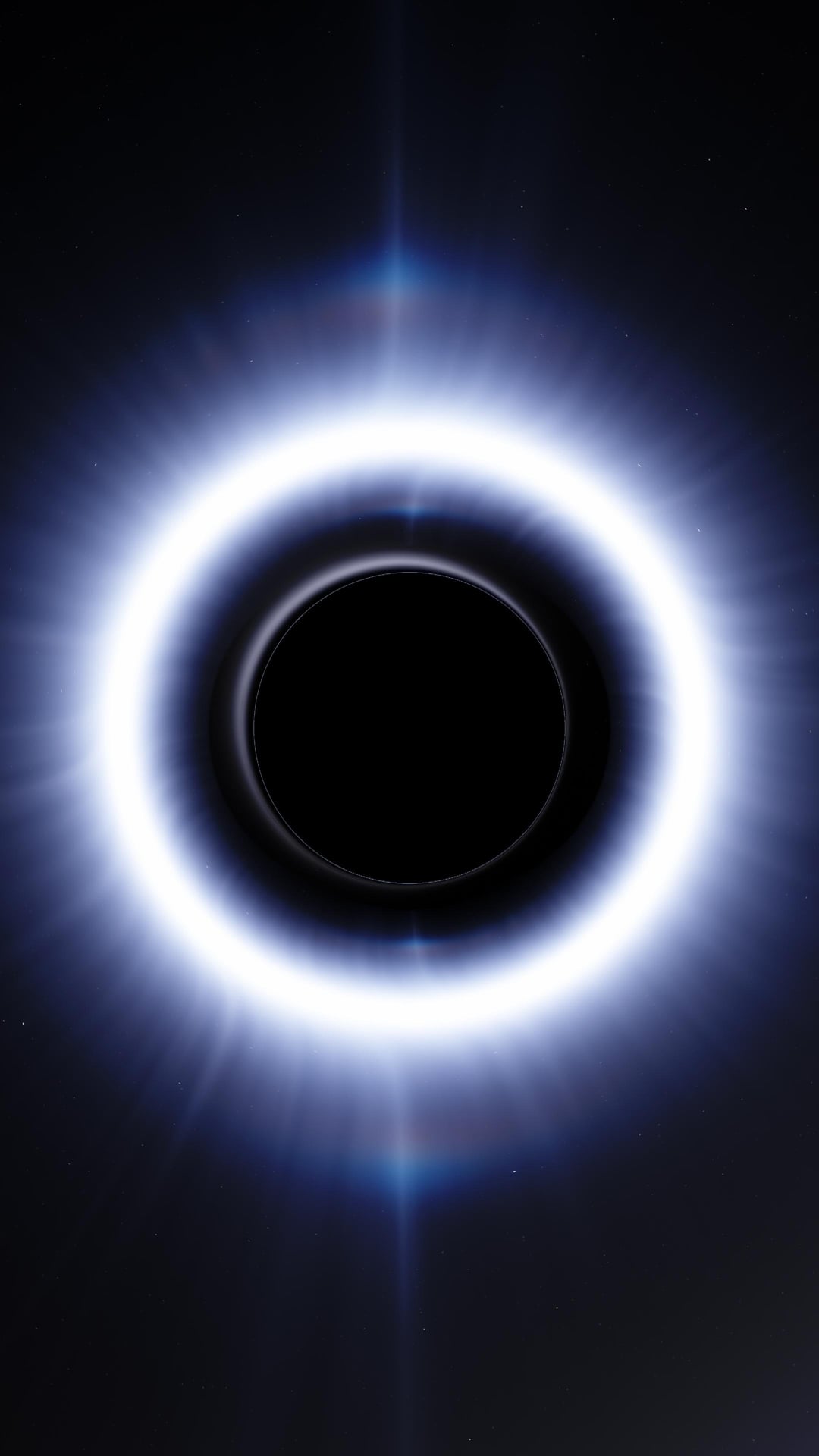 Black hole phone wallpaper (4k)