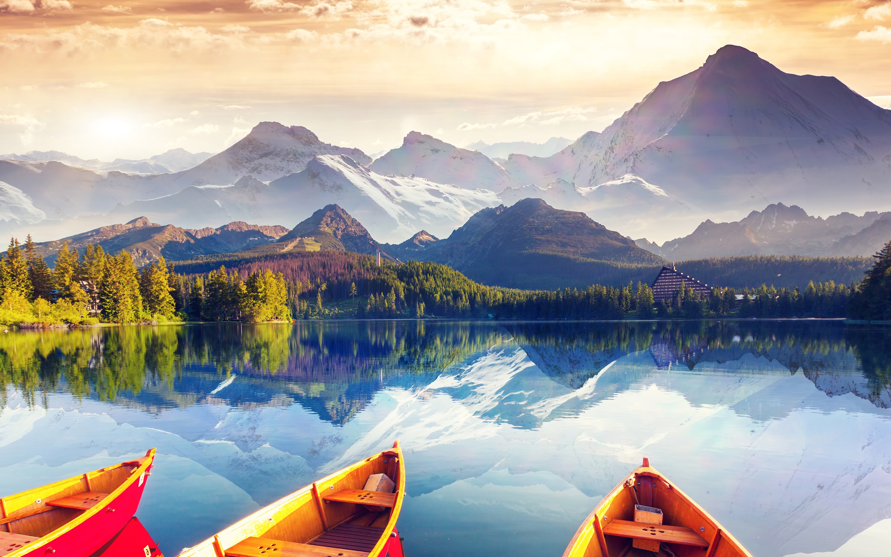 Mountain Landscape Lake Photography Nature Forest Scenery 8K 4K Wallpaper HD