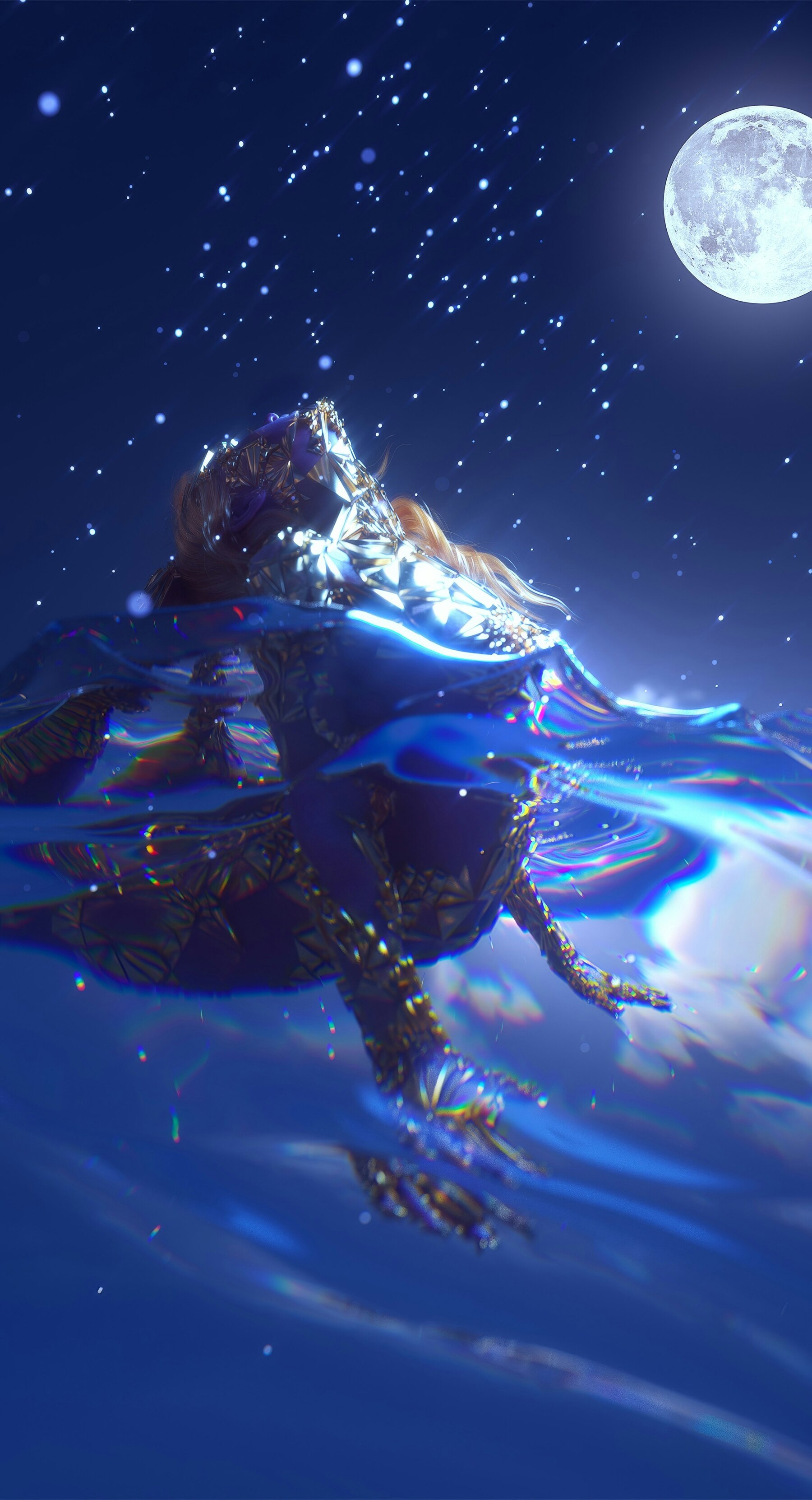 MKBHD Panels App Free Iridescent Woman Full Moon