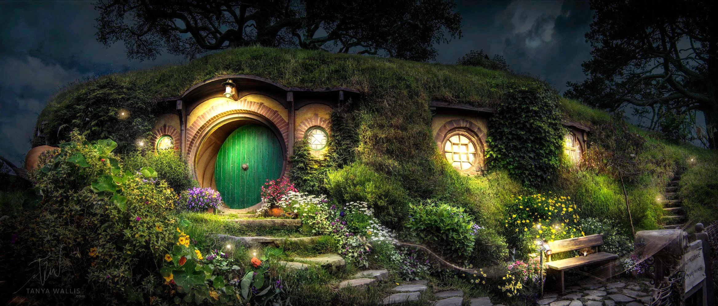 Before After: This Photo Of The Hobbit House Was Shot During The Day