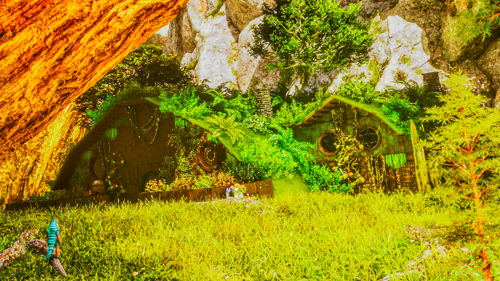Etholdir built a cozy Hobbit Hole in #ARKSurvivalAscended using the Cozy Cabins cosmetic. Tour: #ARK #ASA #playARK #ARKphotomode #ARKfanart