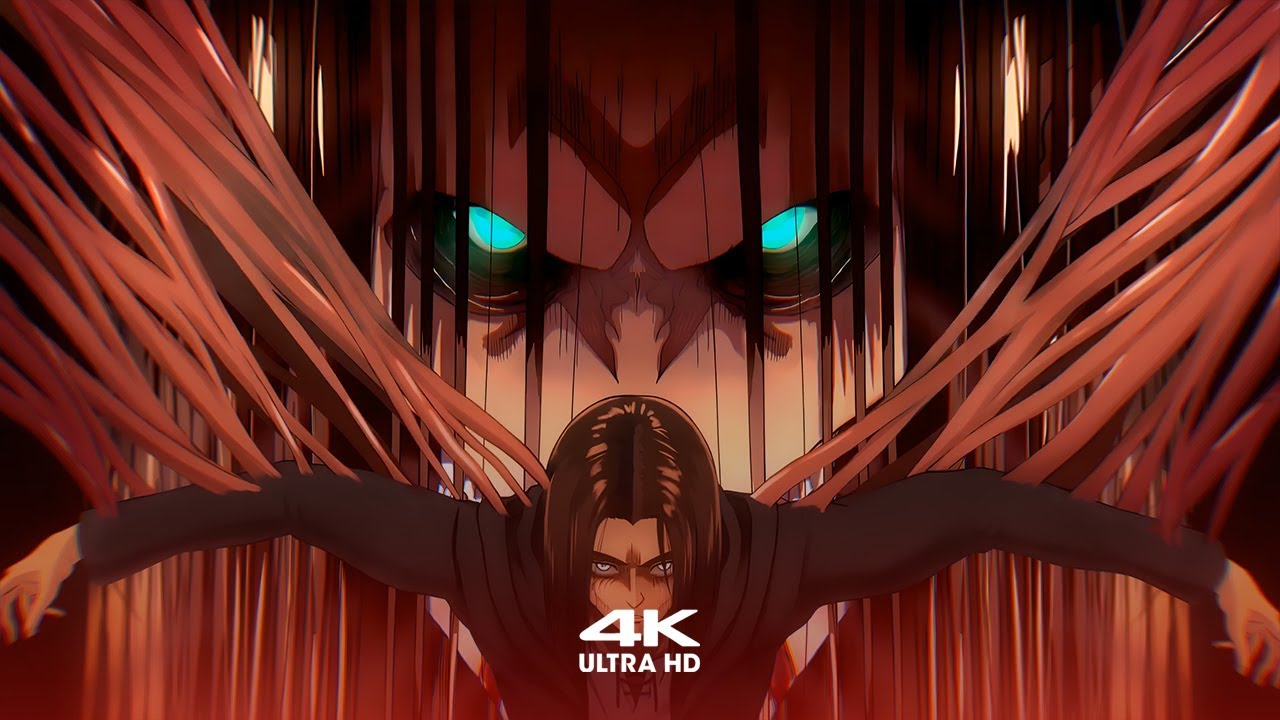 Eren Yeager Founding Titan 4K Live Wallpaper. Epic Attack on Titan Screensaver