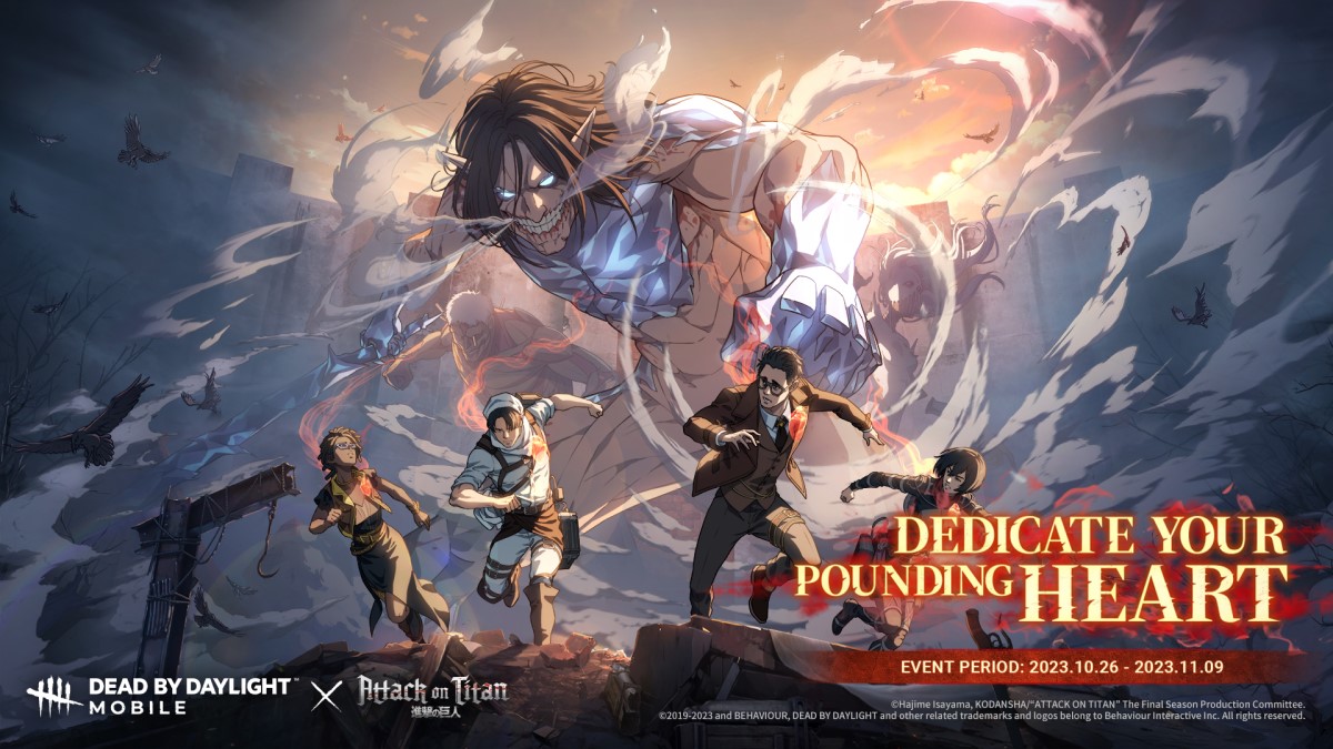 Attack on Titan Event Begins in Dead By Daylight Mobile