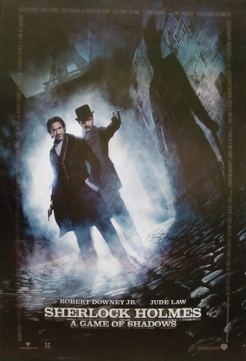 SHERLOCK HOLMES GAME OF SHADOWS MOVIE POSTER FROM ASIA Downey Jr