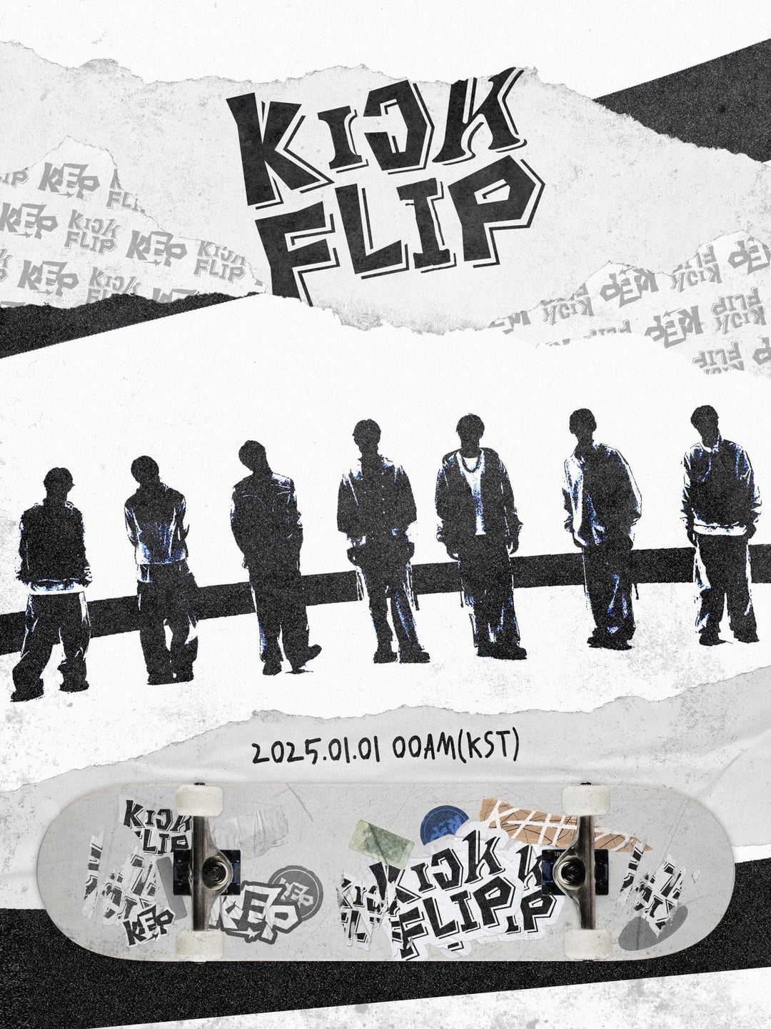 KickFlip (JYP Next Boy Group)ébut prochainement (Image teaser)