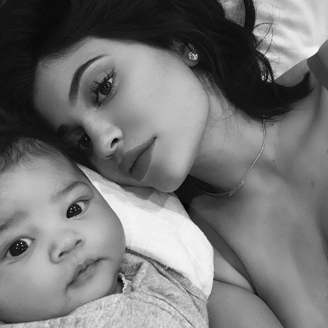 Kylie Jenner and Stormi Webster first selfie together