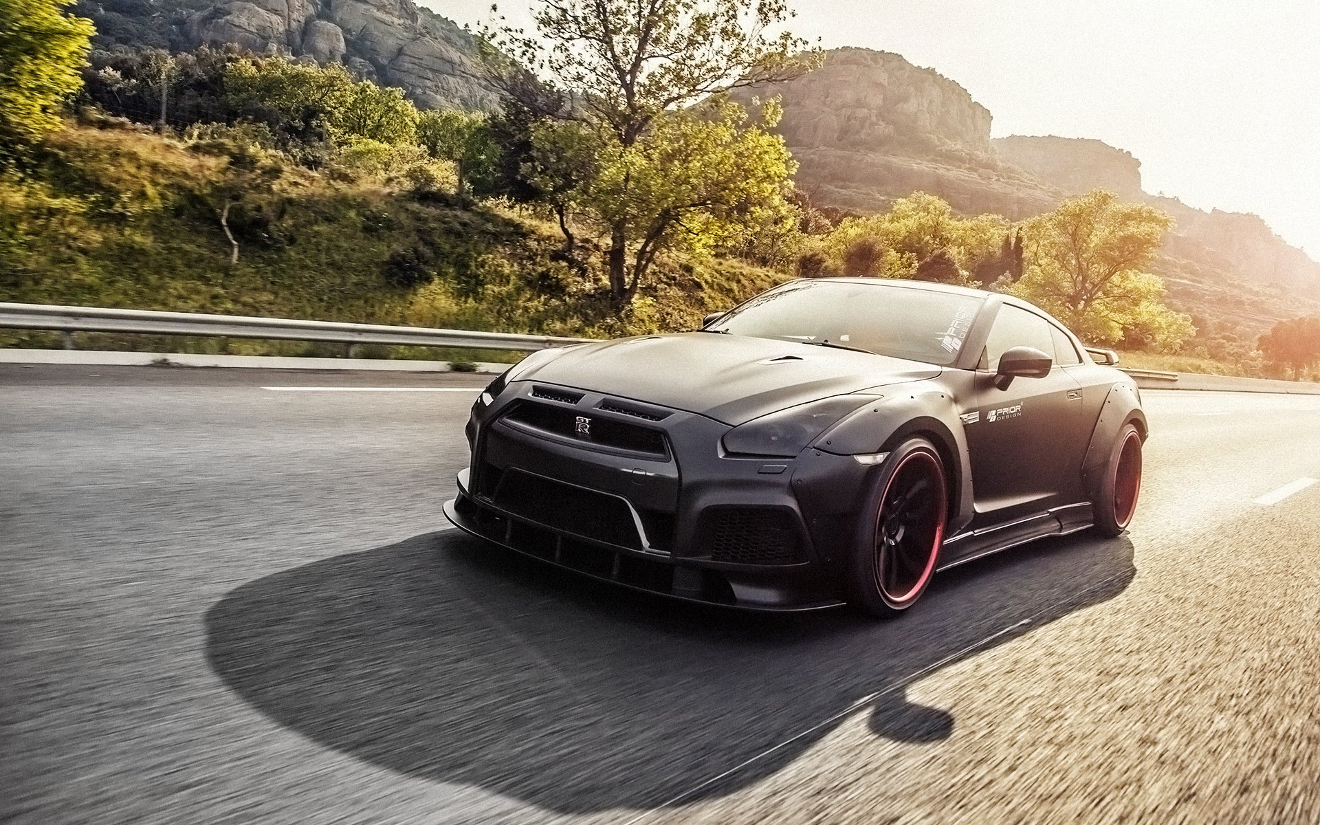 Nissan GT R Black Supercar