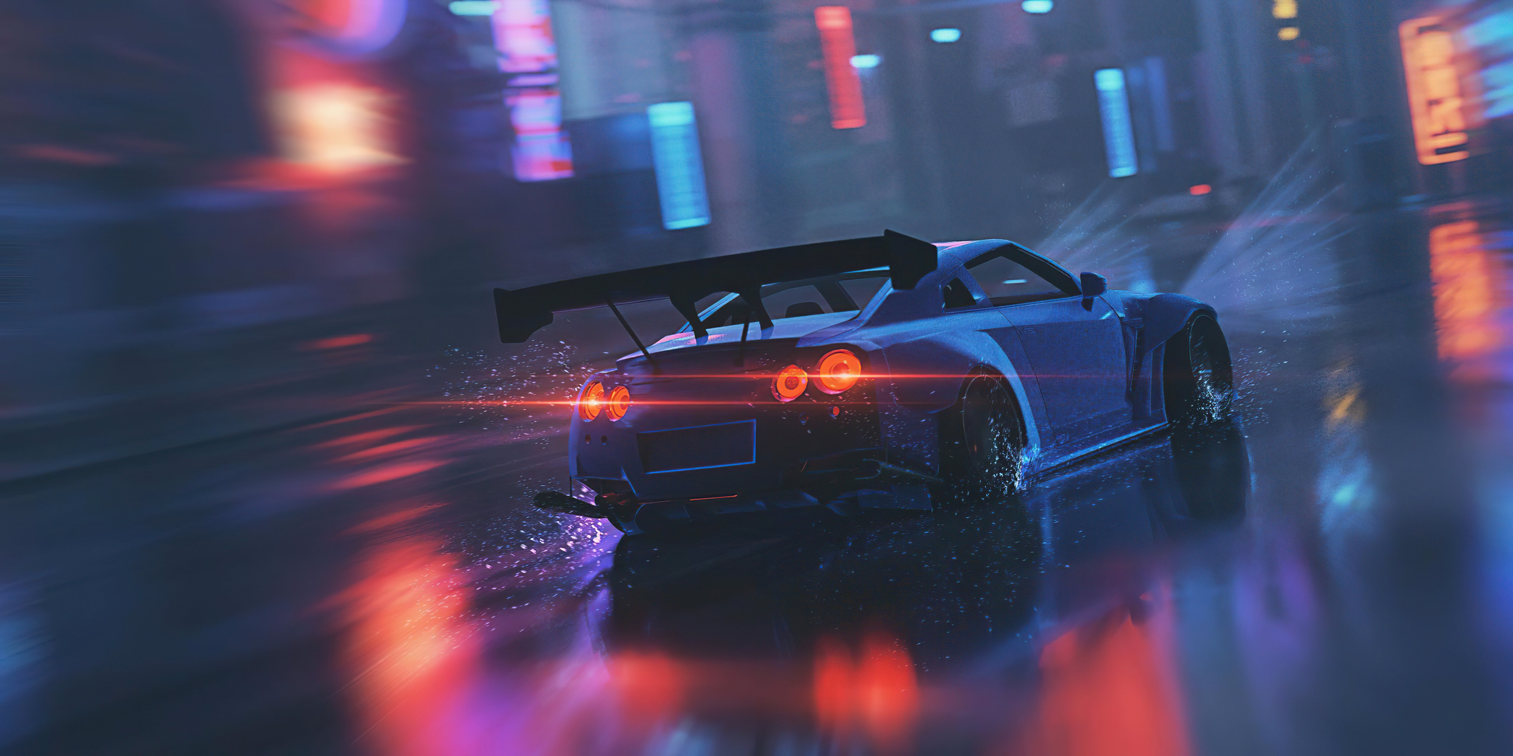 Nissan GTR Must go faster Wallpaper 5k for Desktop