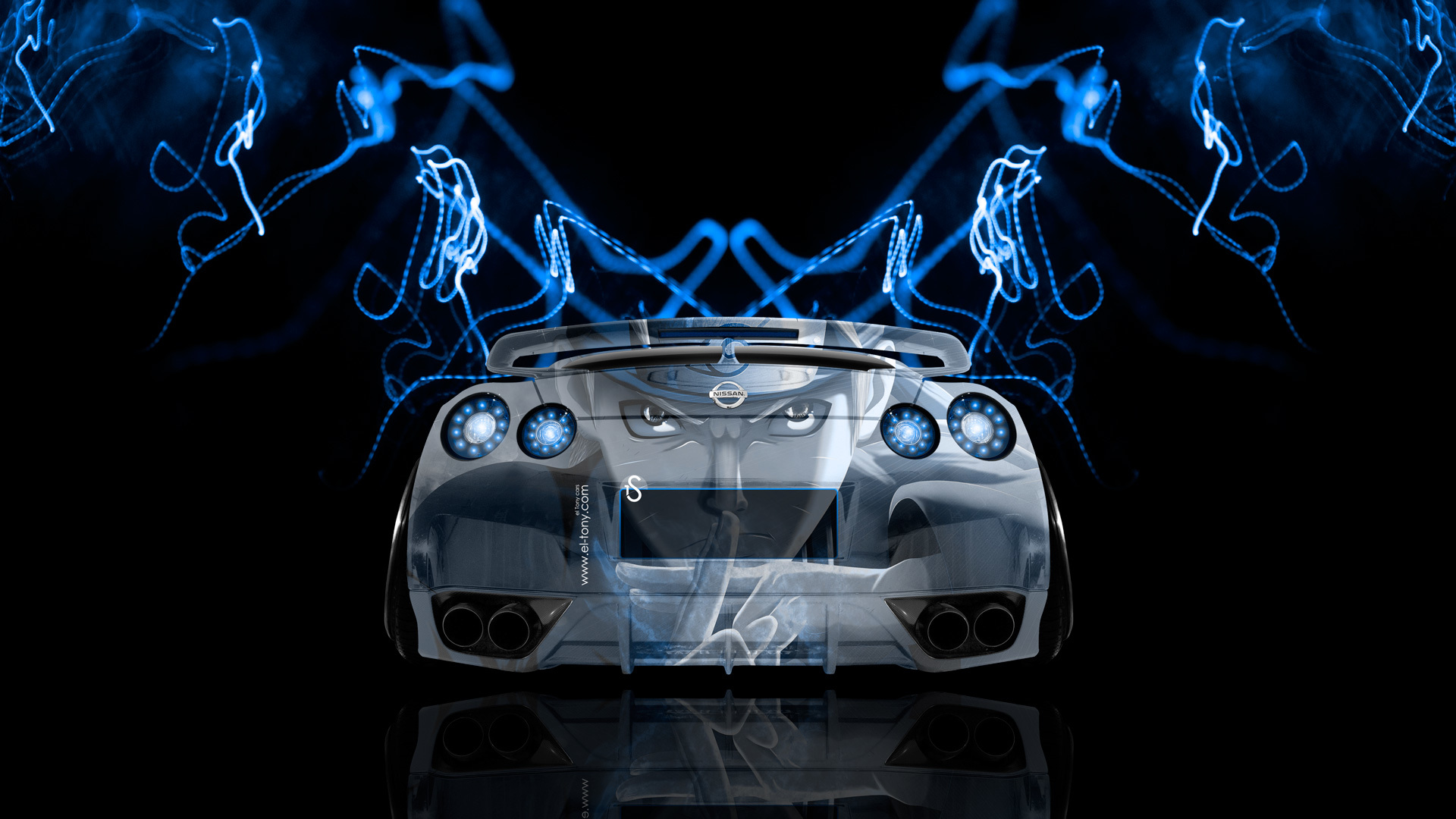 Wallpaper Design, Style, Nissan, Wallpaper, GTR, Anime, Nissan, Anime for mobile and desktop, section стиль, resolution 1920x1080