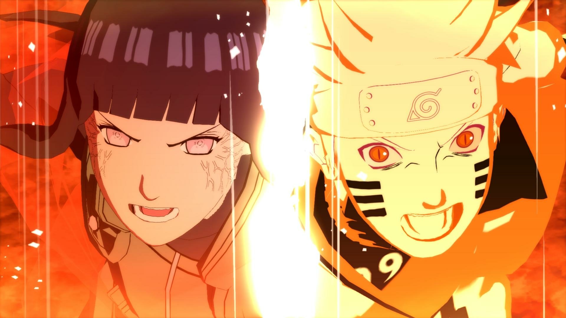 Naruto & Hinata Battle Wallpaper from Naruto Shippuden: Ultimate Ninja Storm Revolution