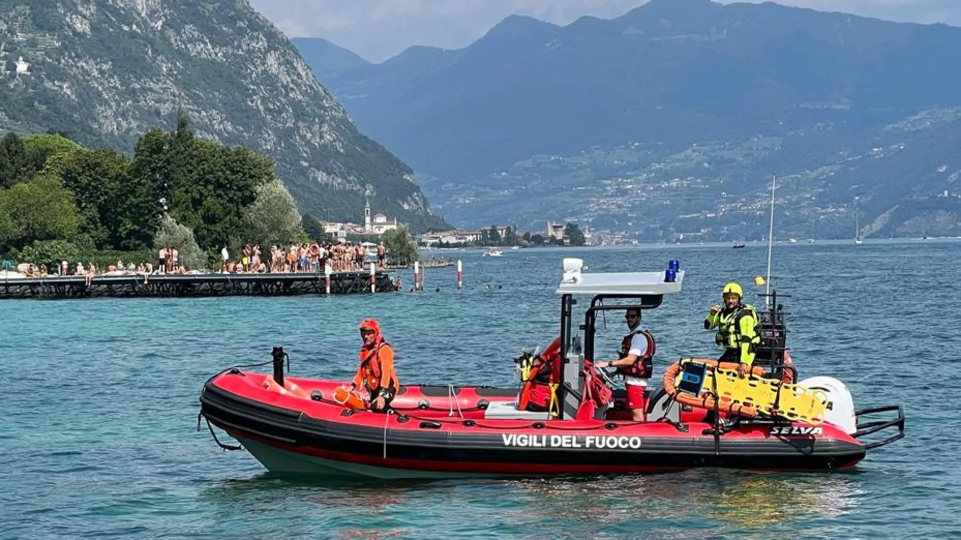 Sicurezza, sul Sebino il presidio dei vigili del fuoco, Sarnico