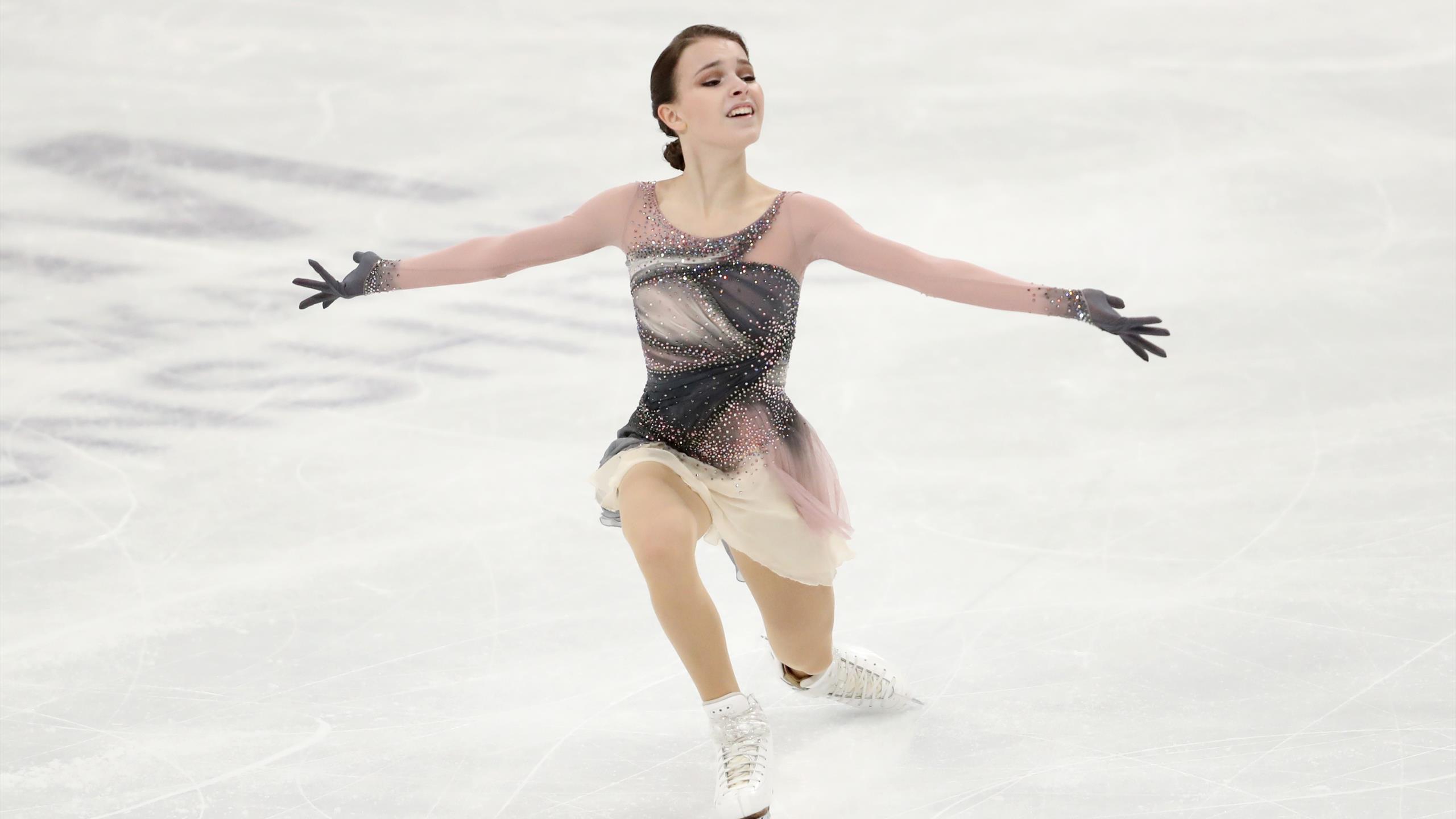 Anna Shcherbakova wins gold in Figure skating world championships podium sweep for Russian women