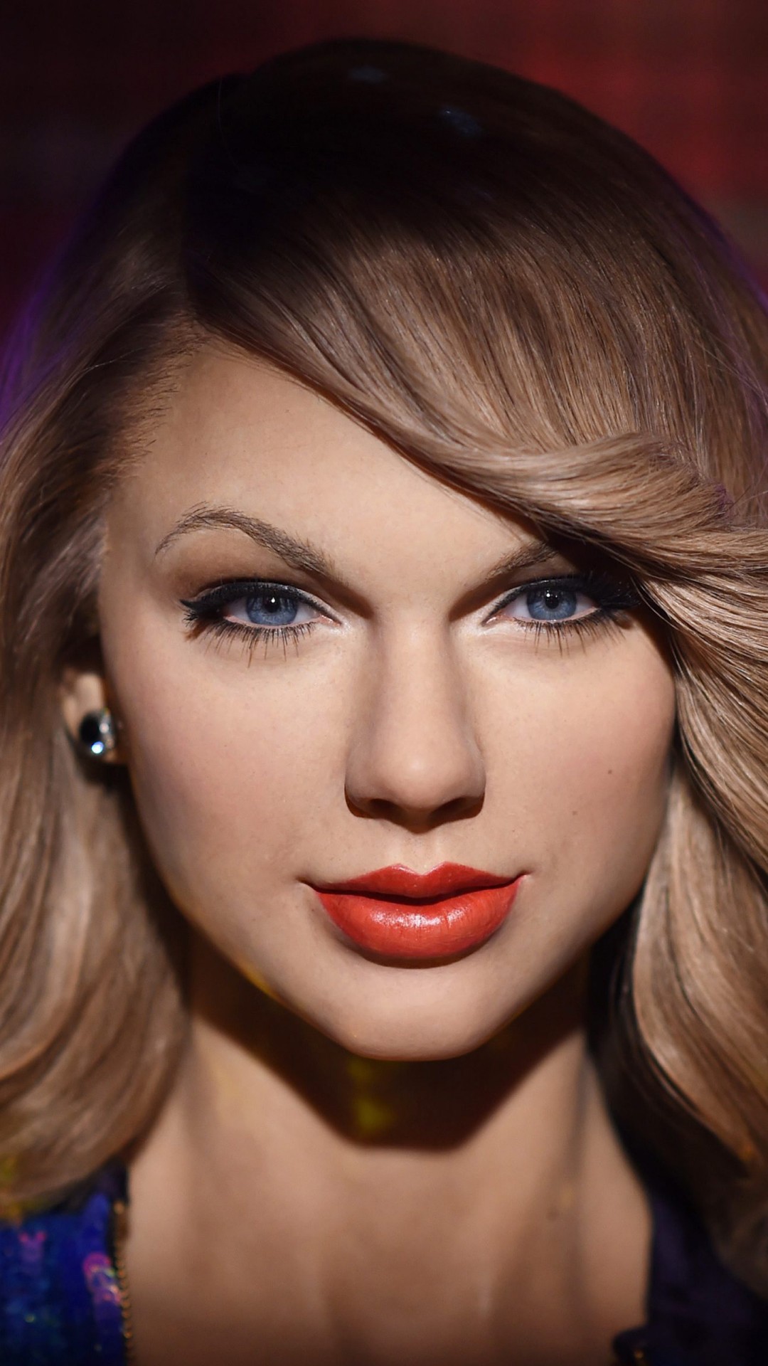 Taylor Swift With Blue Eyes And Blue Dress 4K HD Taylor Swift Wallpaper