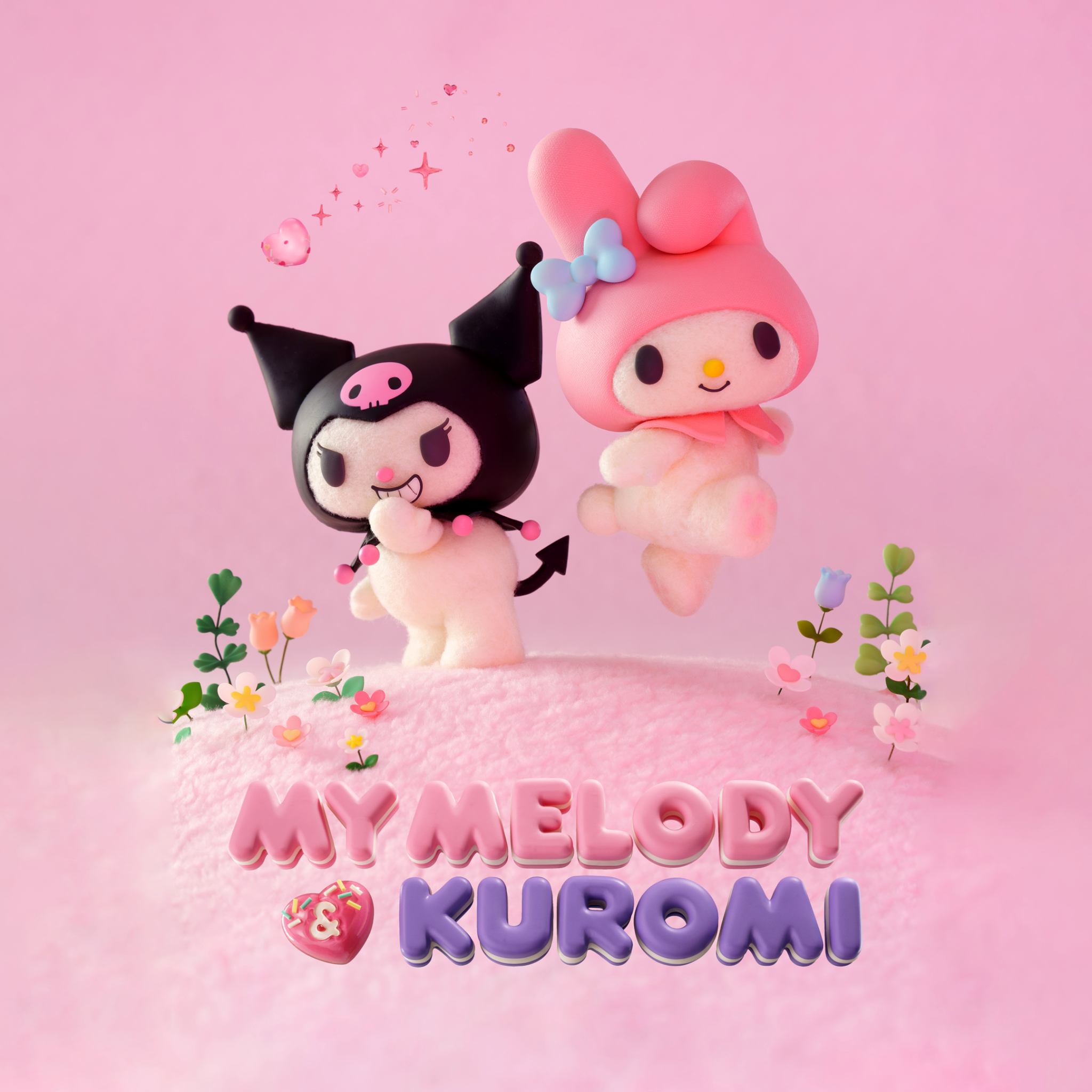 My Melody & Kuromi Wallpaper 4K, Netflix series, Kuromi