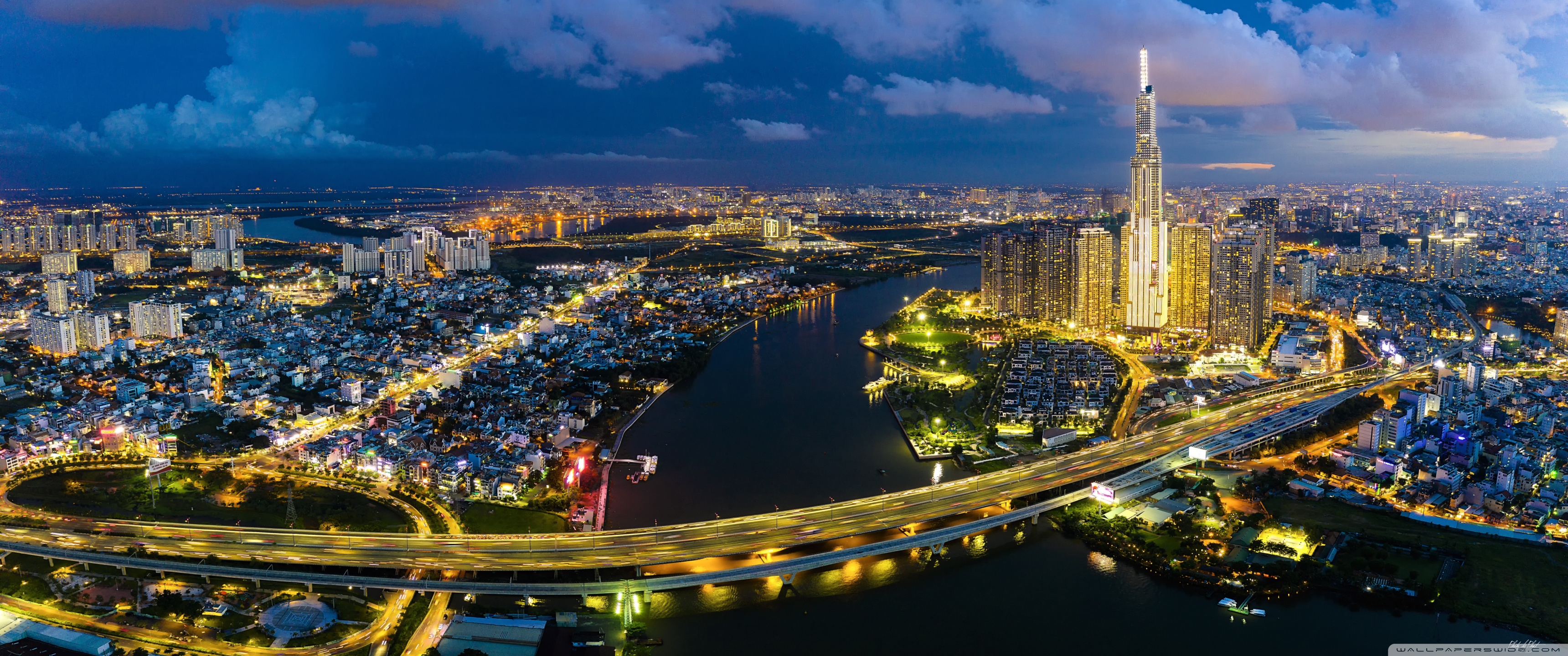 Ho Chi Minh City, Vietnam 4K UHD Wallpaper for UltraHD Desktop and TV, Widescreen and UltraWide Display, Smartphone and Tablet Devices