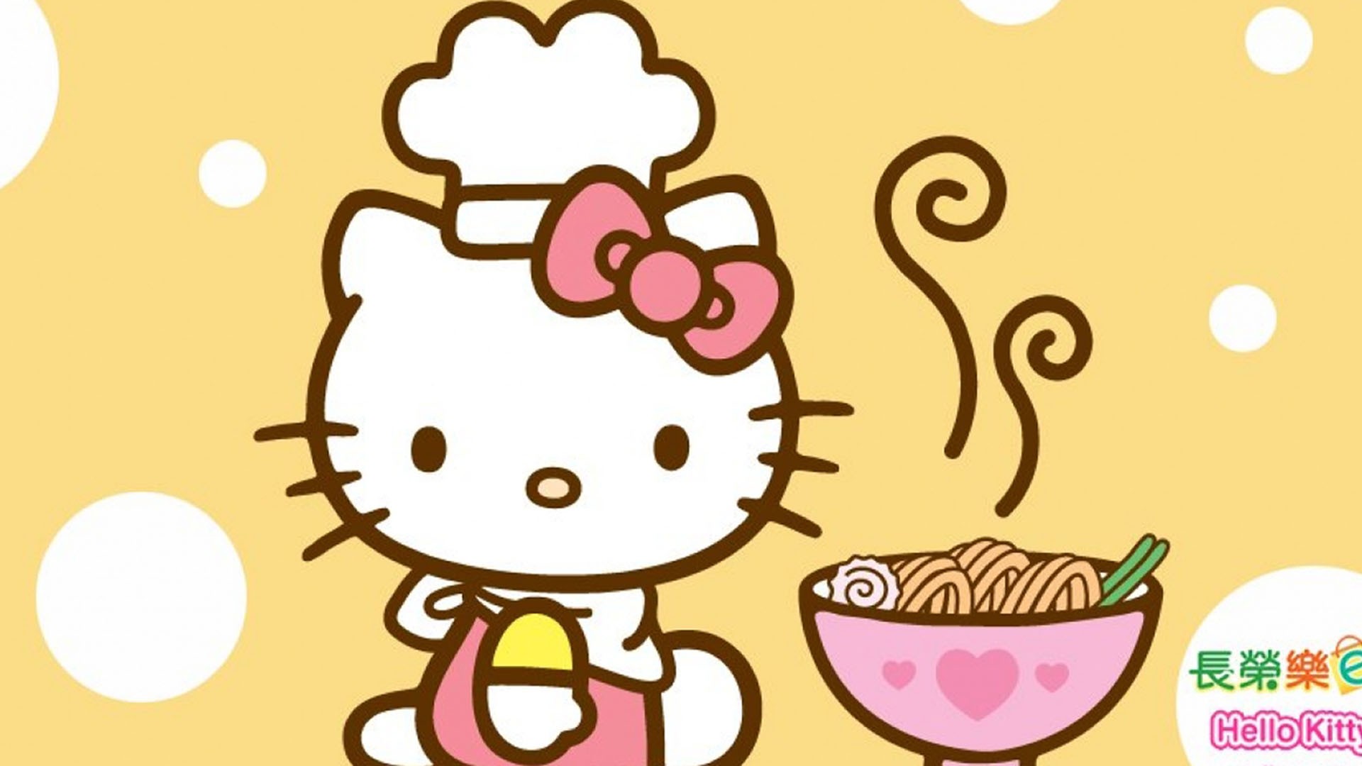 Hello Kitty In Light Yellow Background HD Hello Kitty Wallpaper