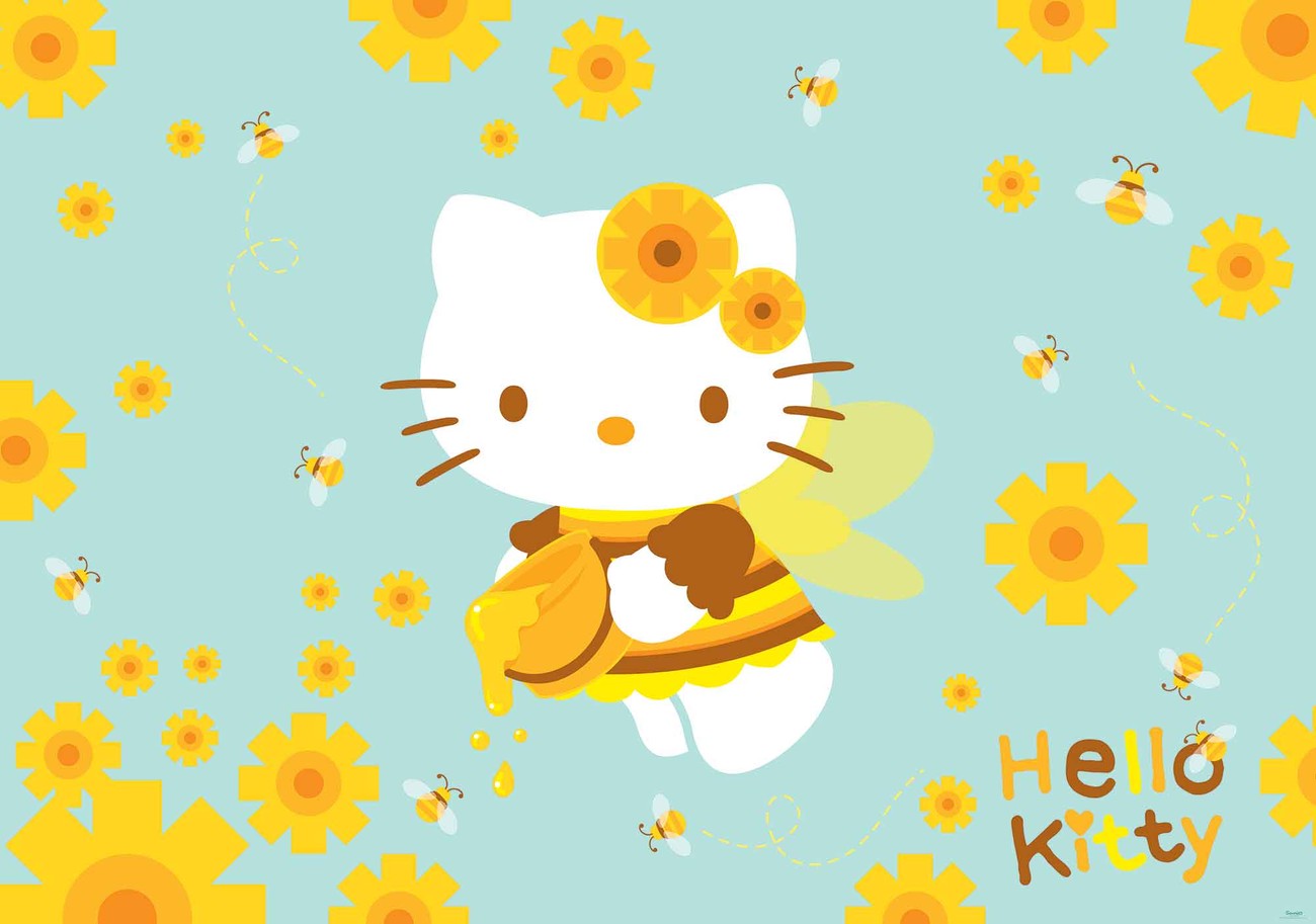 Hello Kitty Wall Paper Mural