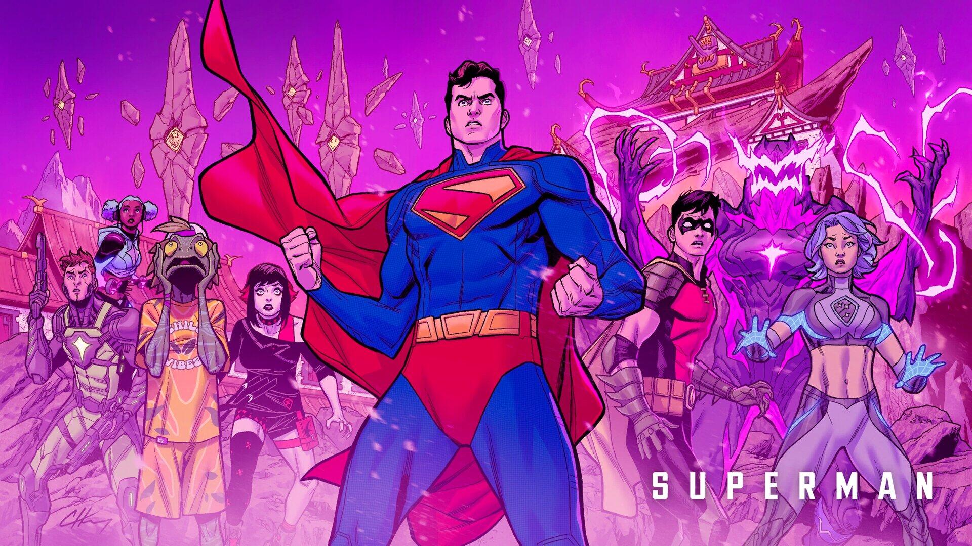 Fortnite x Superman HD Wallpaper: Epic Video Game Heroes Unite