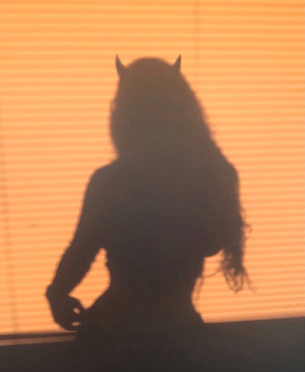 Aesthetic devil shadow