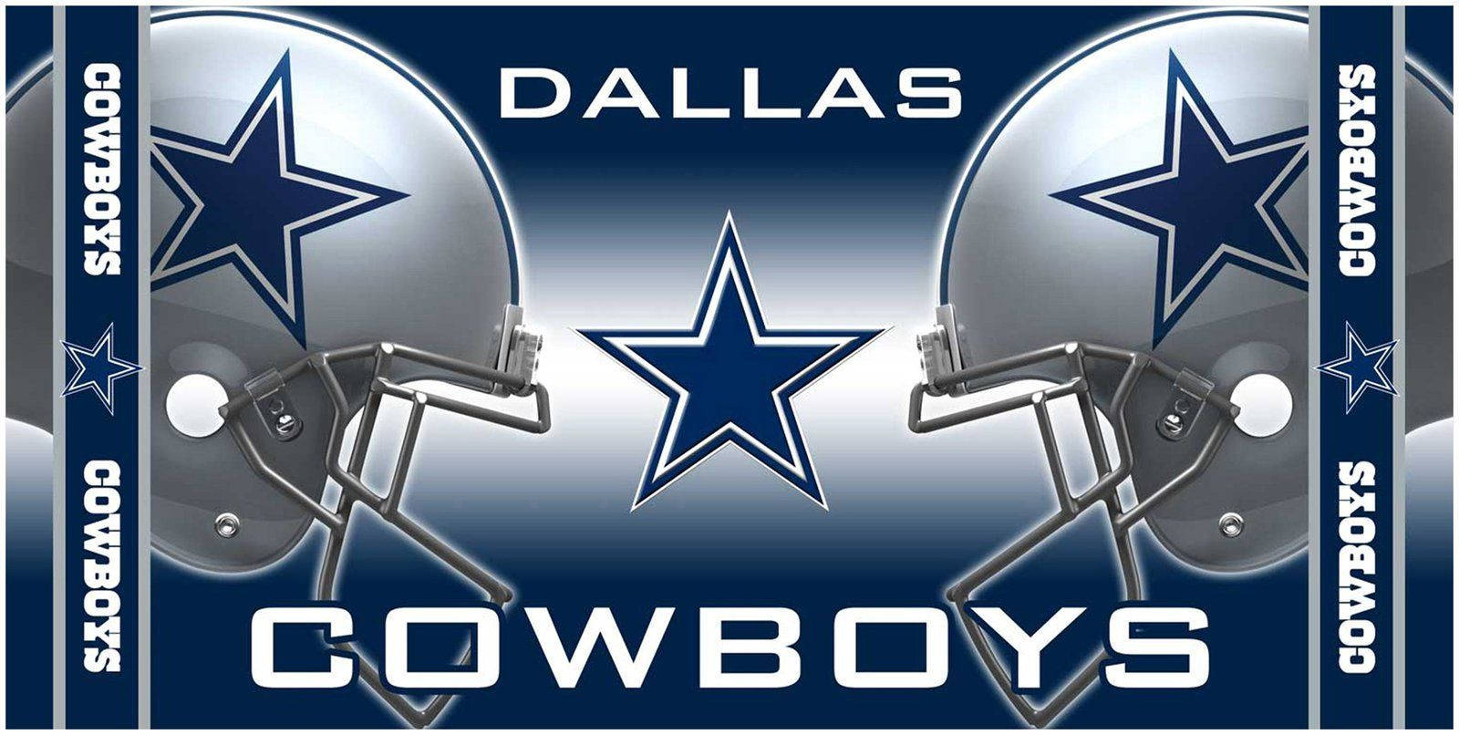 Download Dallas Cowboys Mirrored Helmet Wallpaper