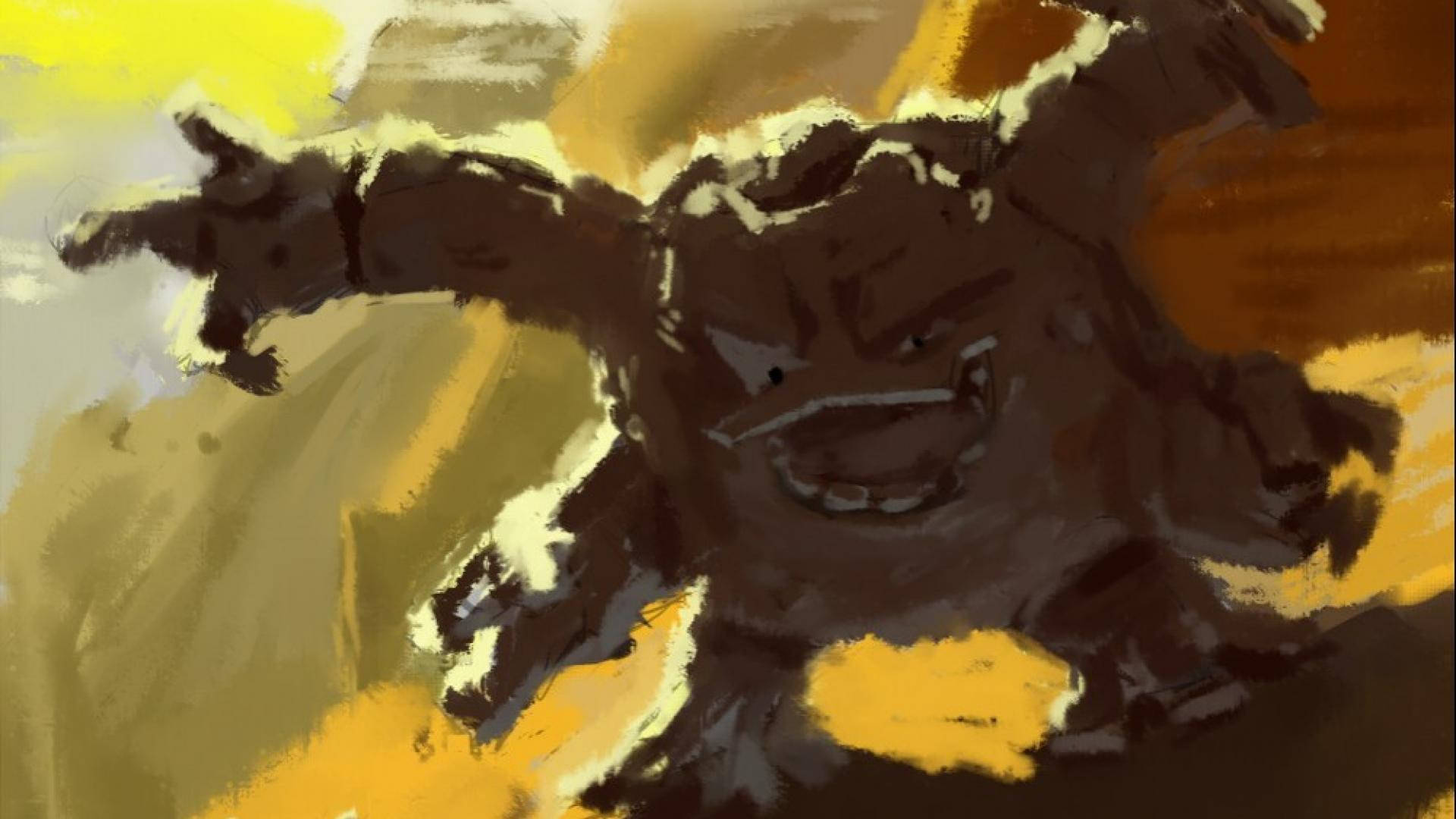 Download Graveler Or Evolved Geodude Pokemon Wallpaper