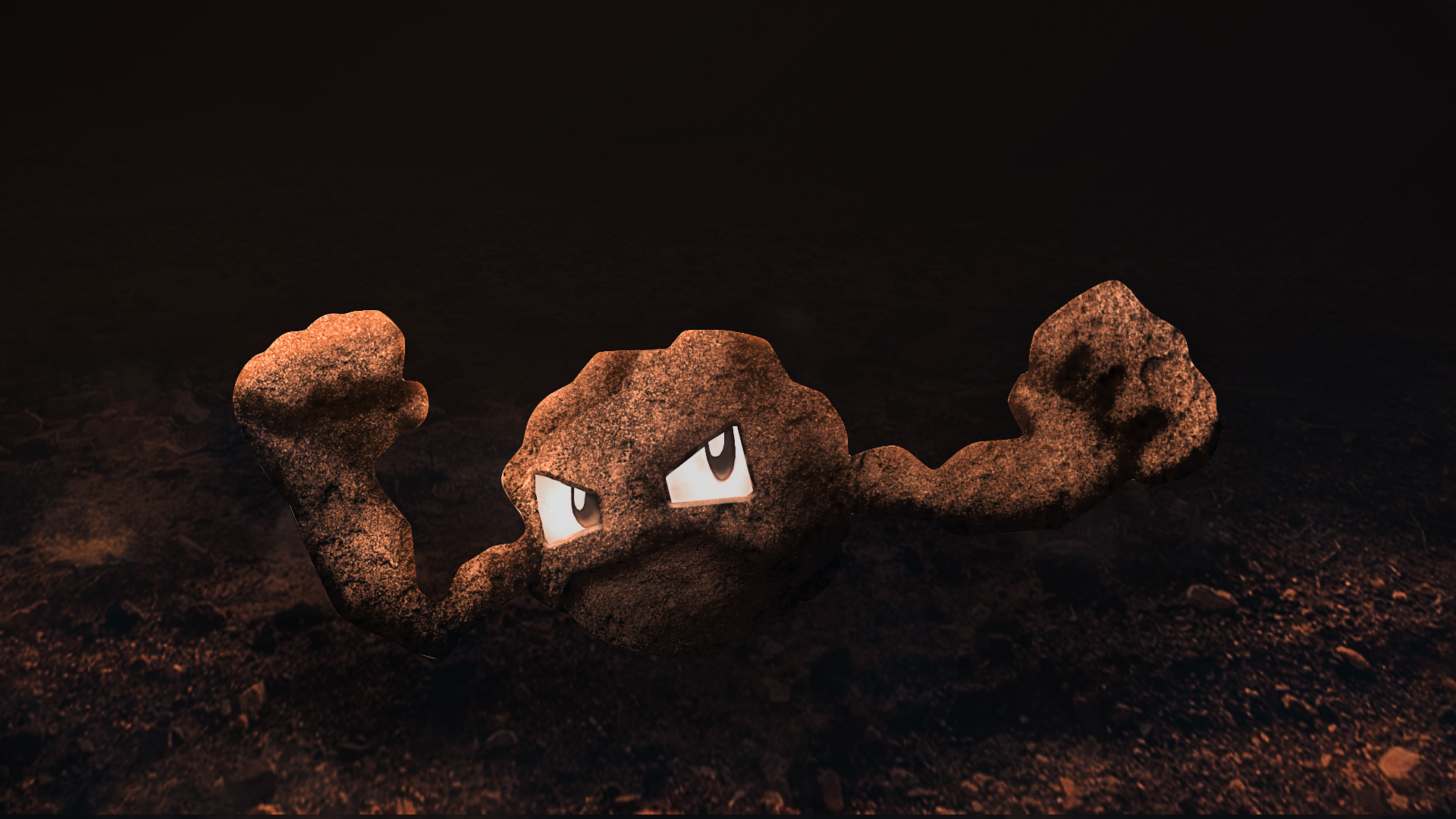 Realistic Geodude !!! I created this in photohop