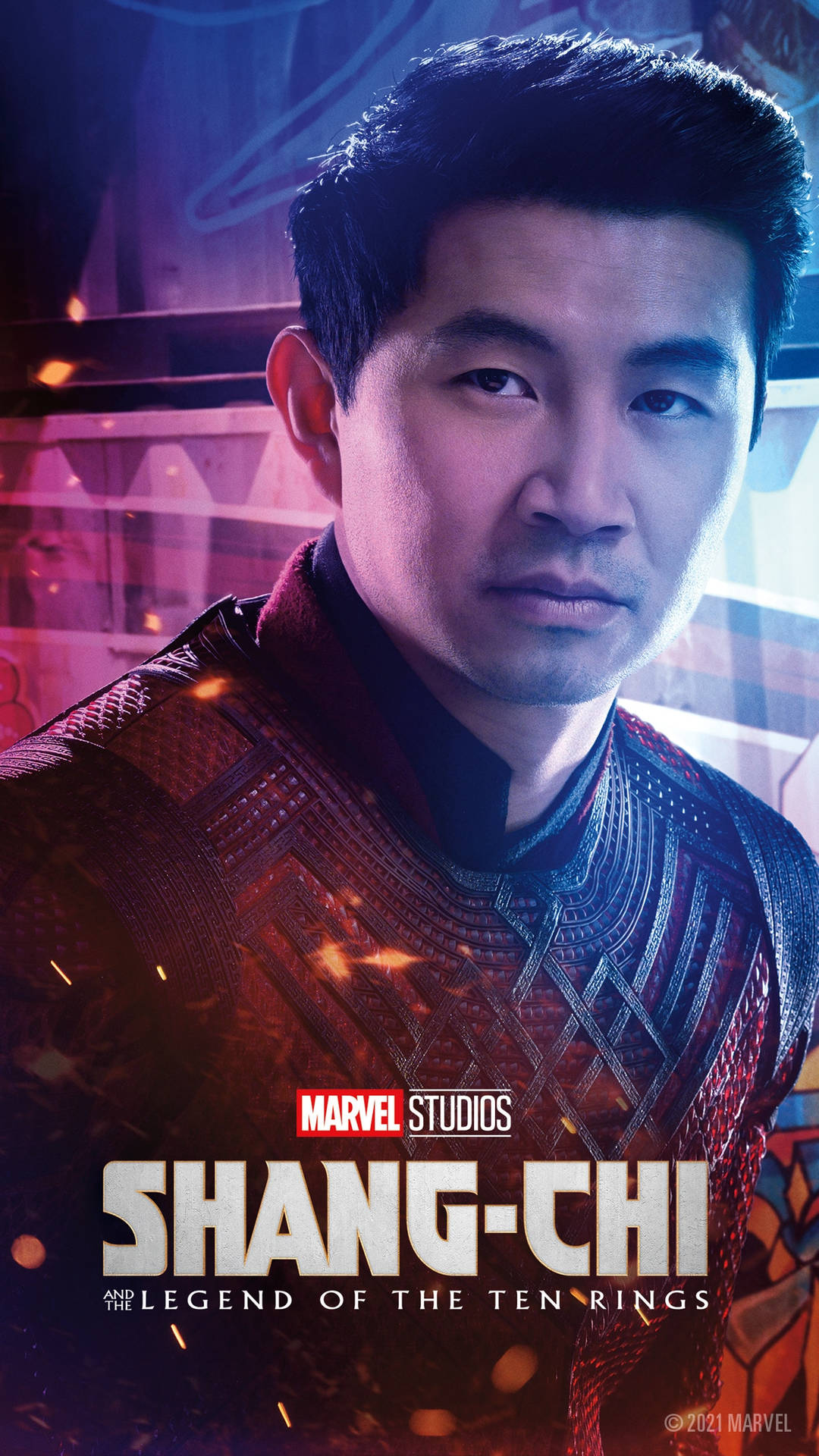 Download Shang Chi Simu Liu Poster Wallpaper