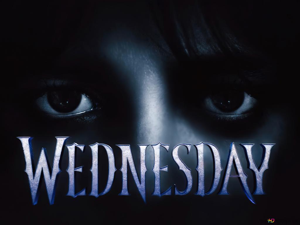 Wednesday Netflix series poster 4K wallpaper download